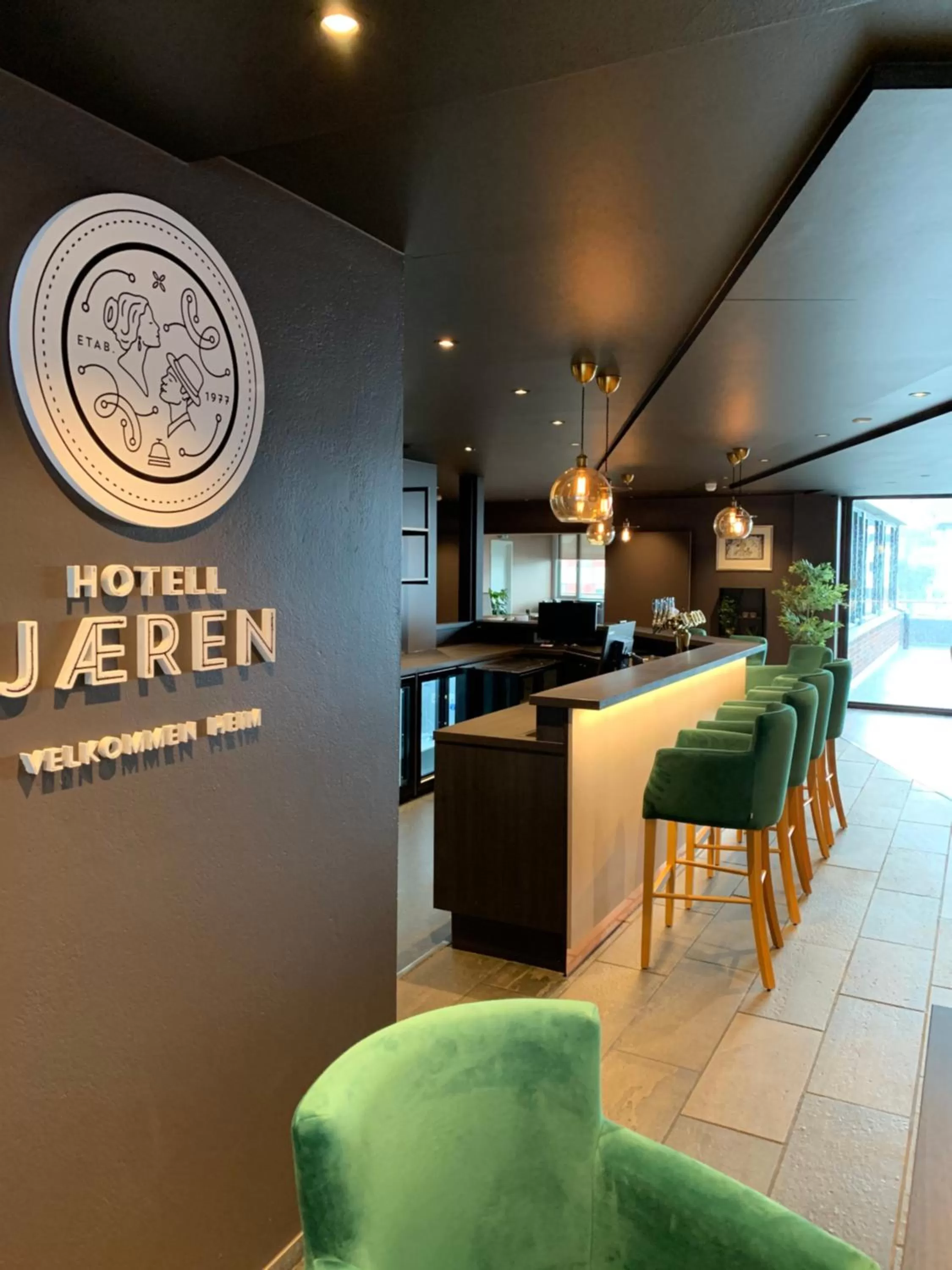 Lobby or reception in Hotell Jæren