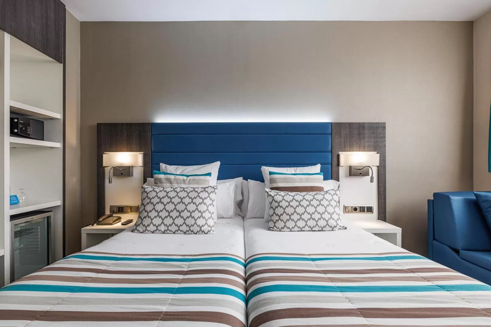 Bed in Hotel Ronda Lesseps