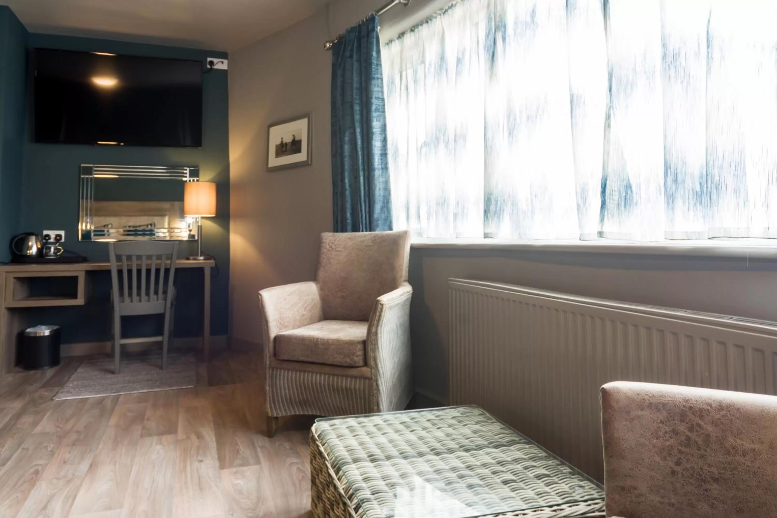 Seating area in Hotel No 8