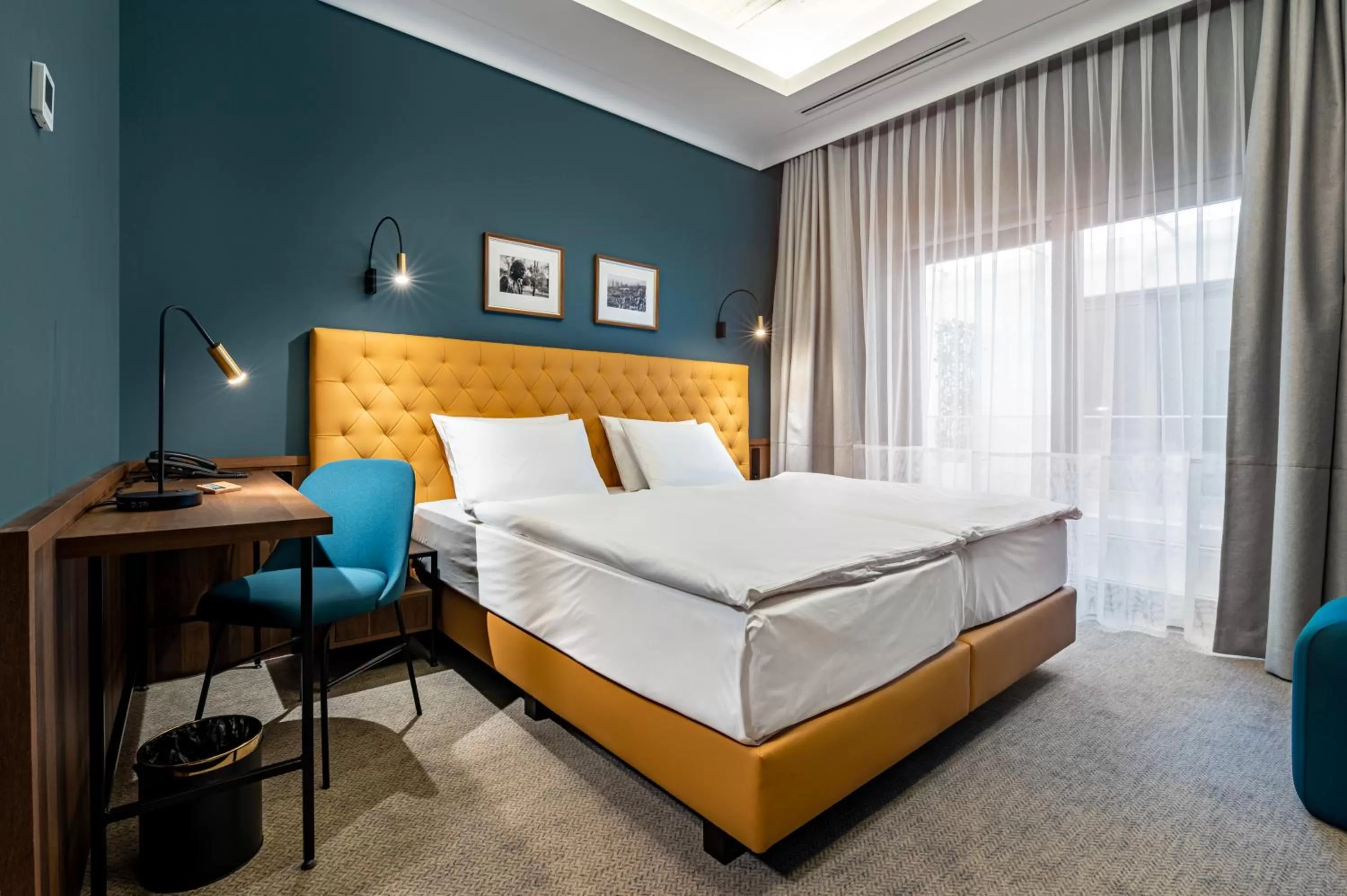 Bed in Palatinus Boutique Hotel