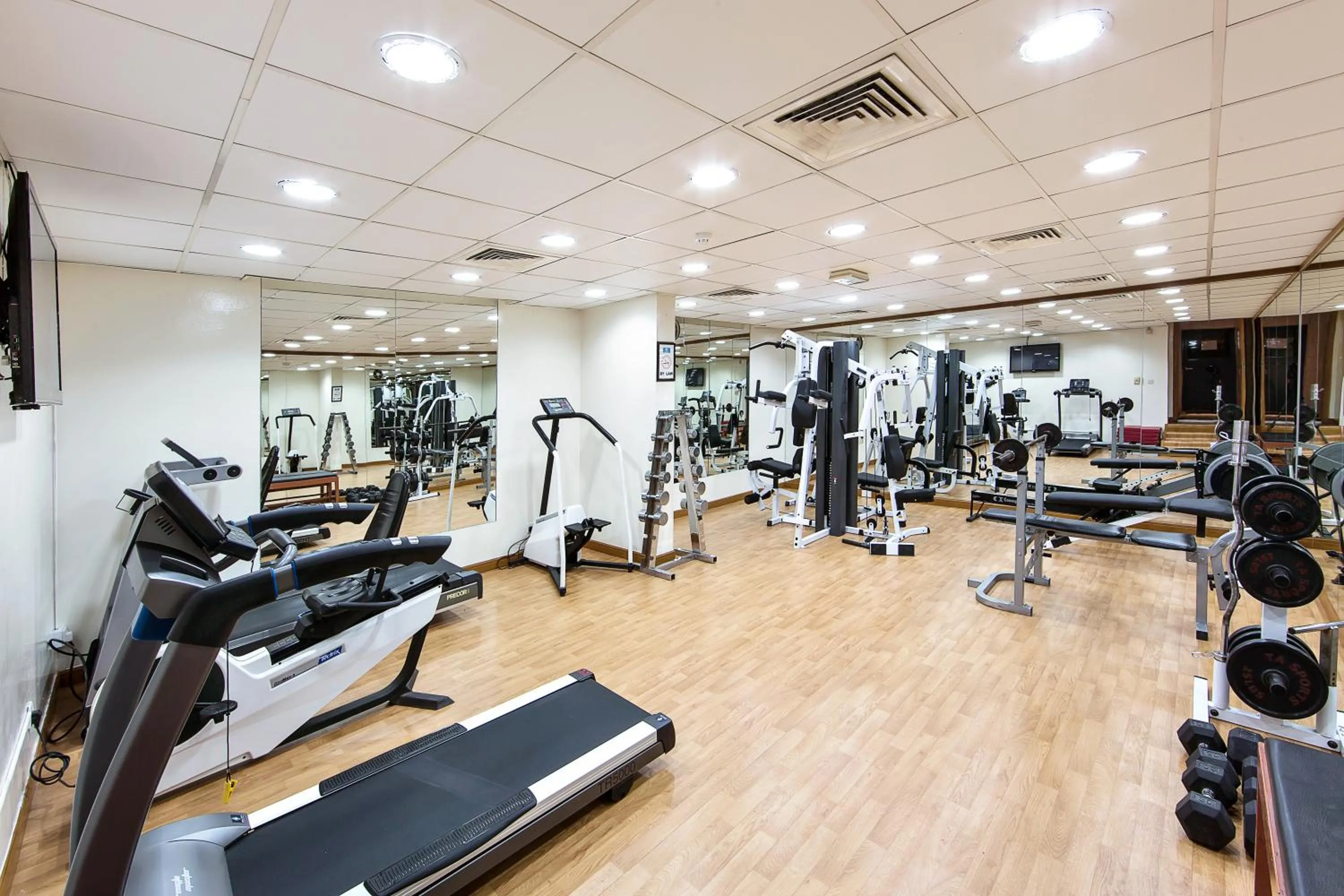 Fitness centre/facilities in Rolla Residence Hotel Apartment