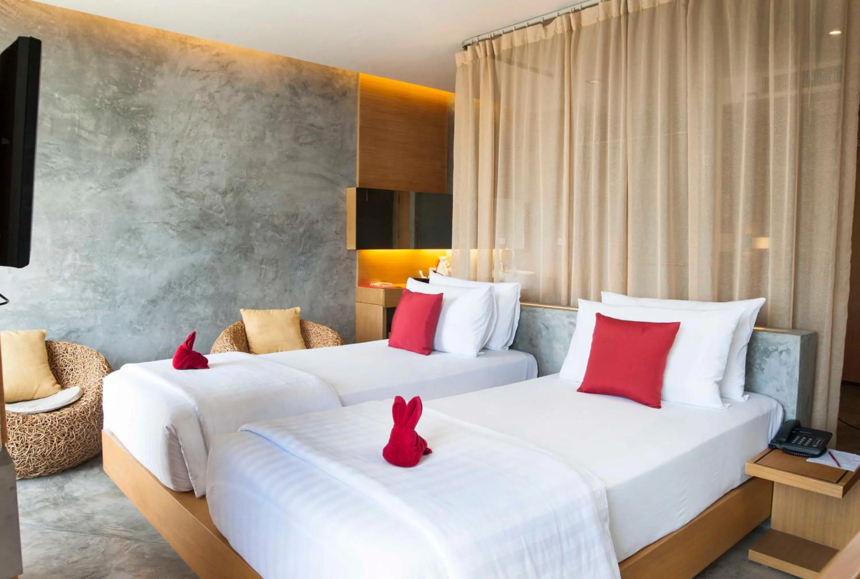 Bed in The Now Hotel - SHA Extra Plus