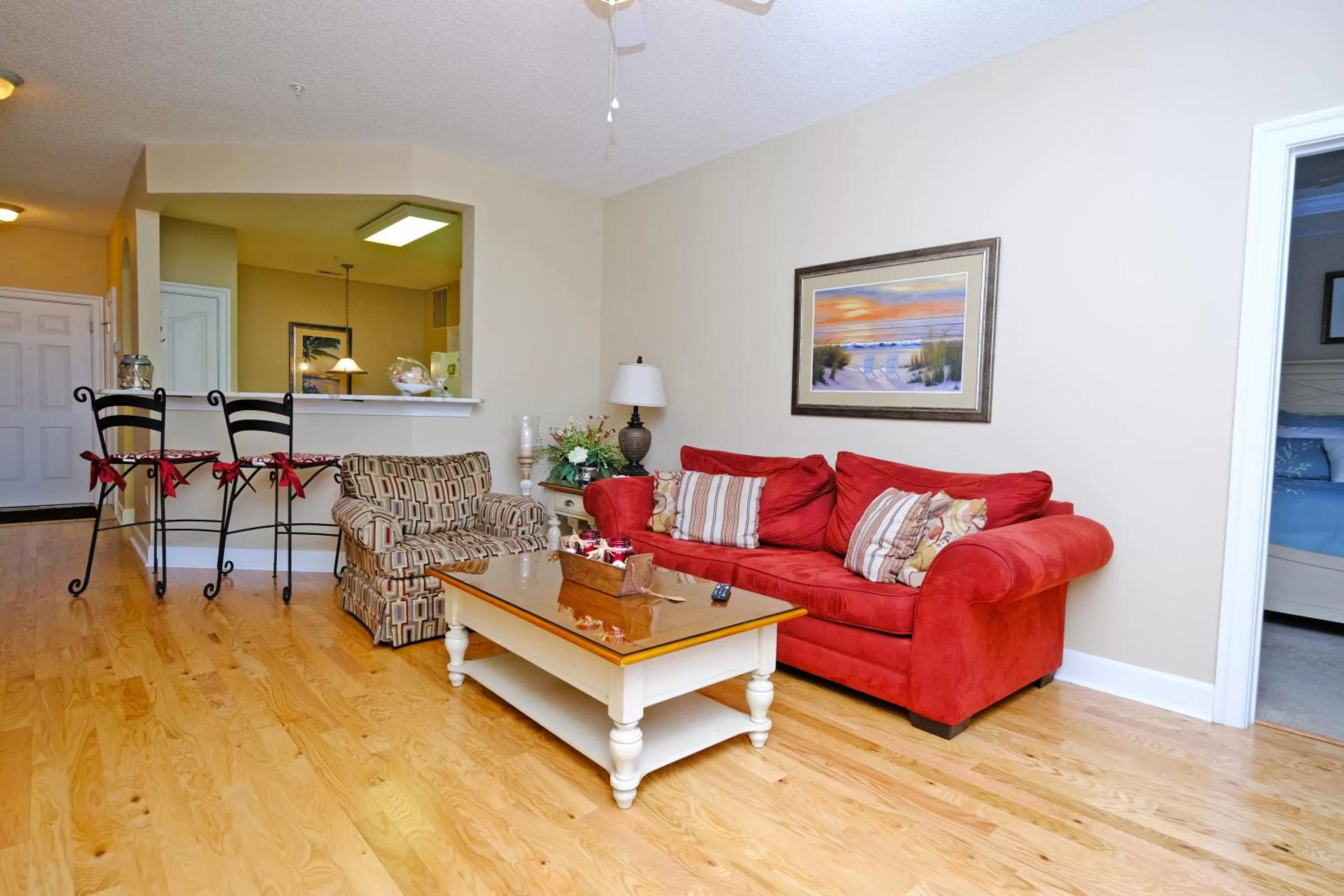 Living room in Barefoot Resort Golf & Yacht Club Villas