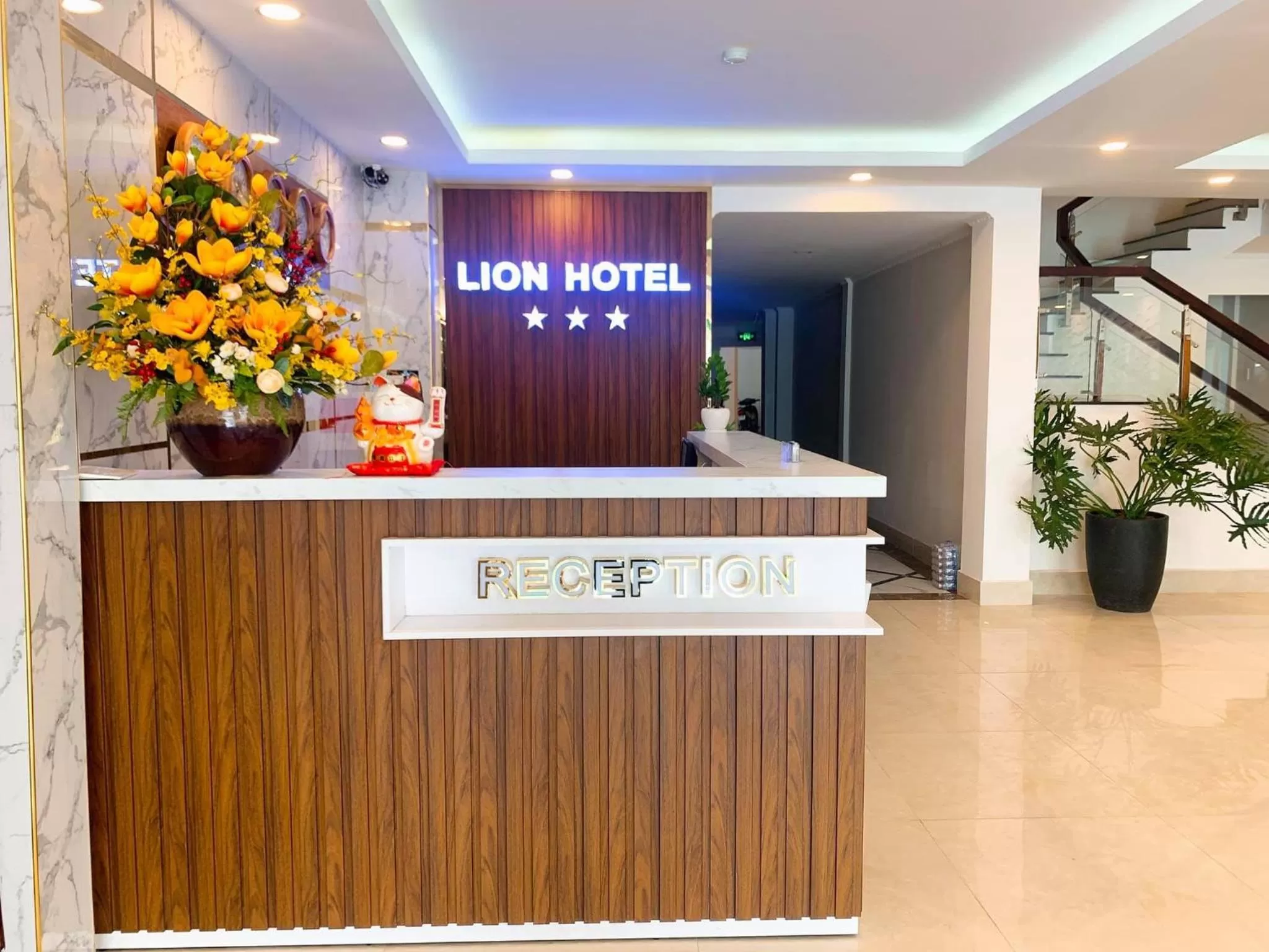Property logo or sign, Lobby/Reception in LION HOTEL