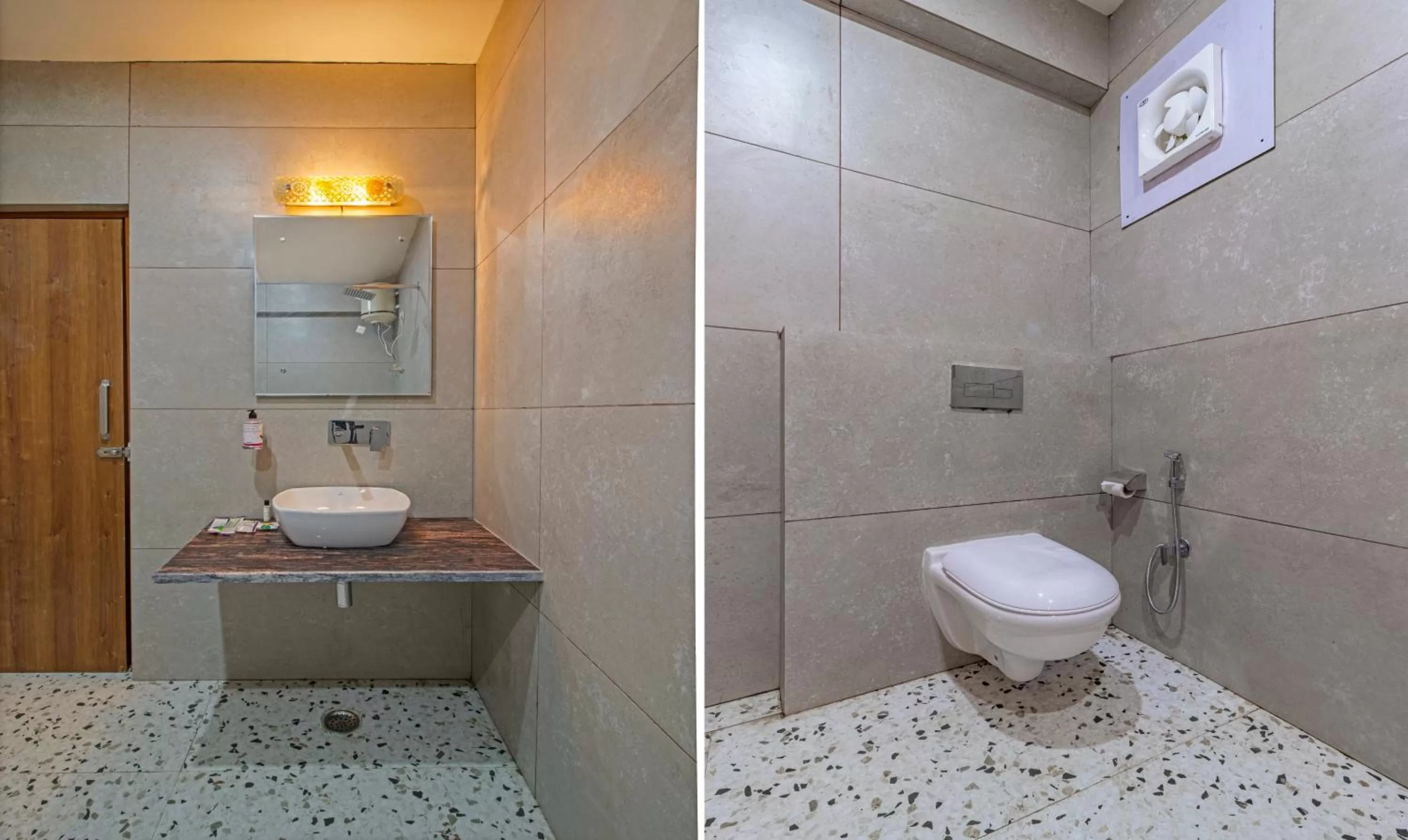 Bathroom in Treebo Trend Haveli Resort Roots Bhupatwala