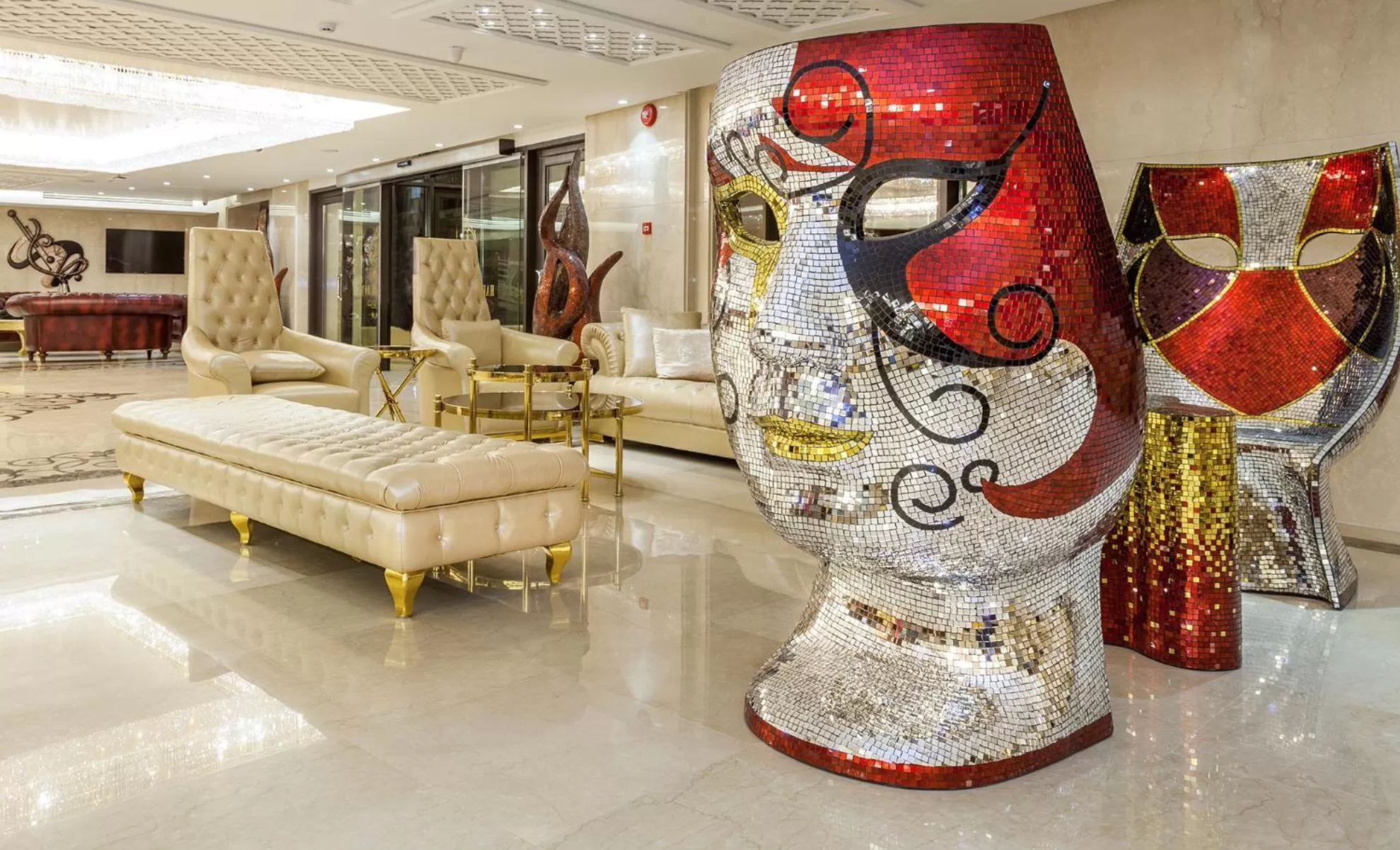 Lobby or reception in Harir Palace Hotel