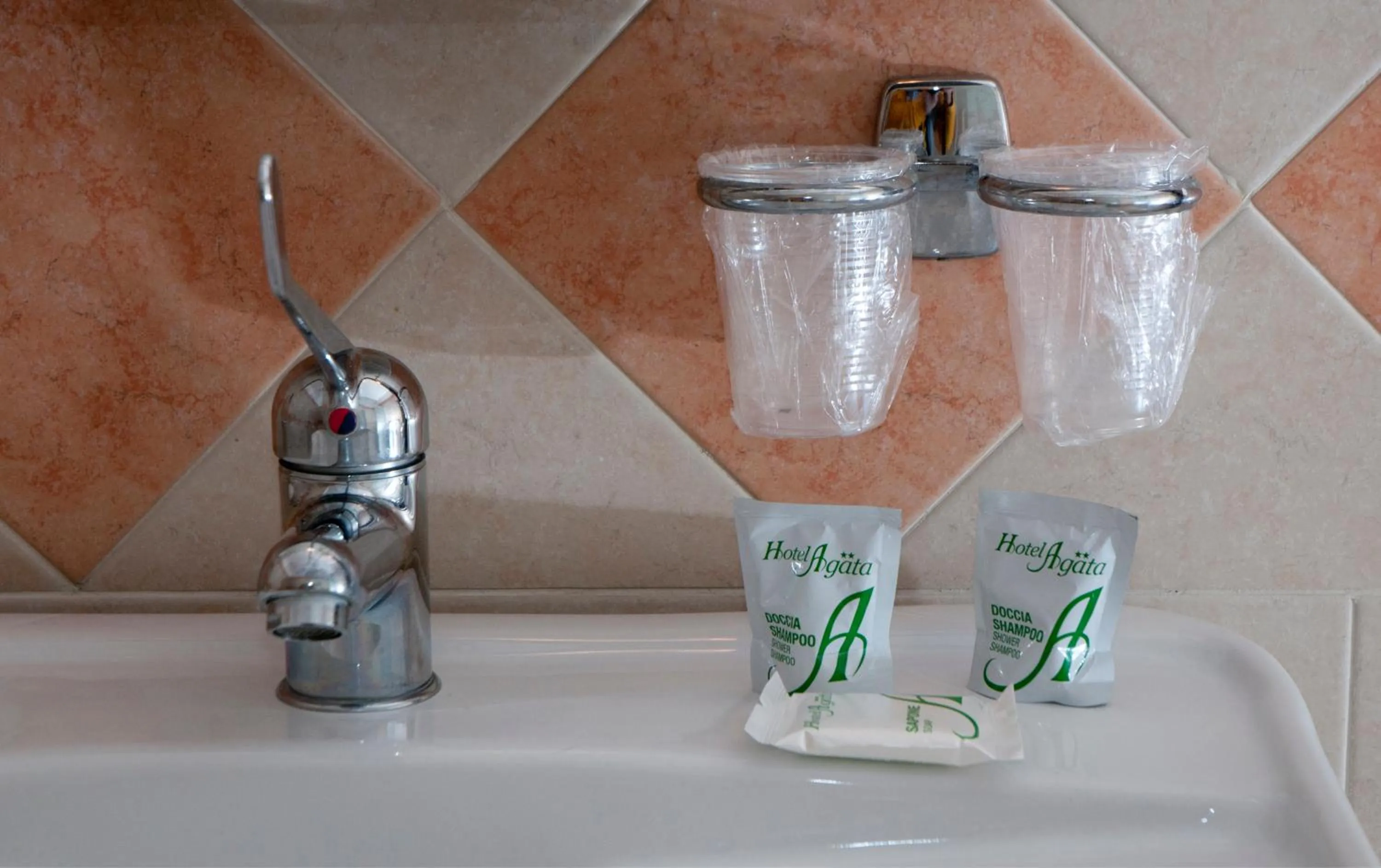 Bathroom in Hotel Agata