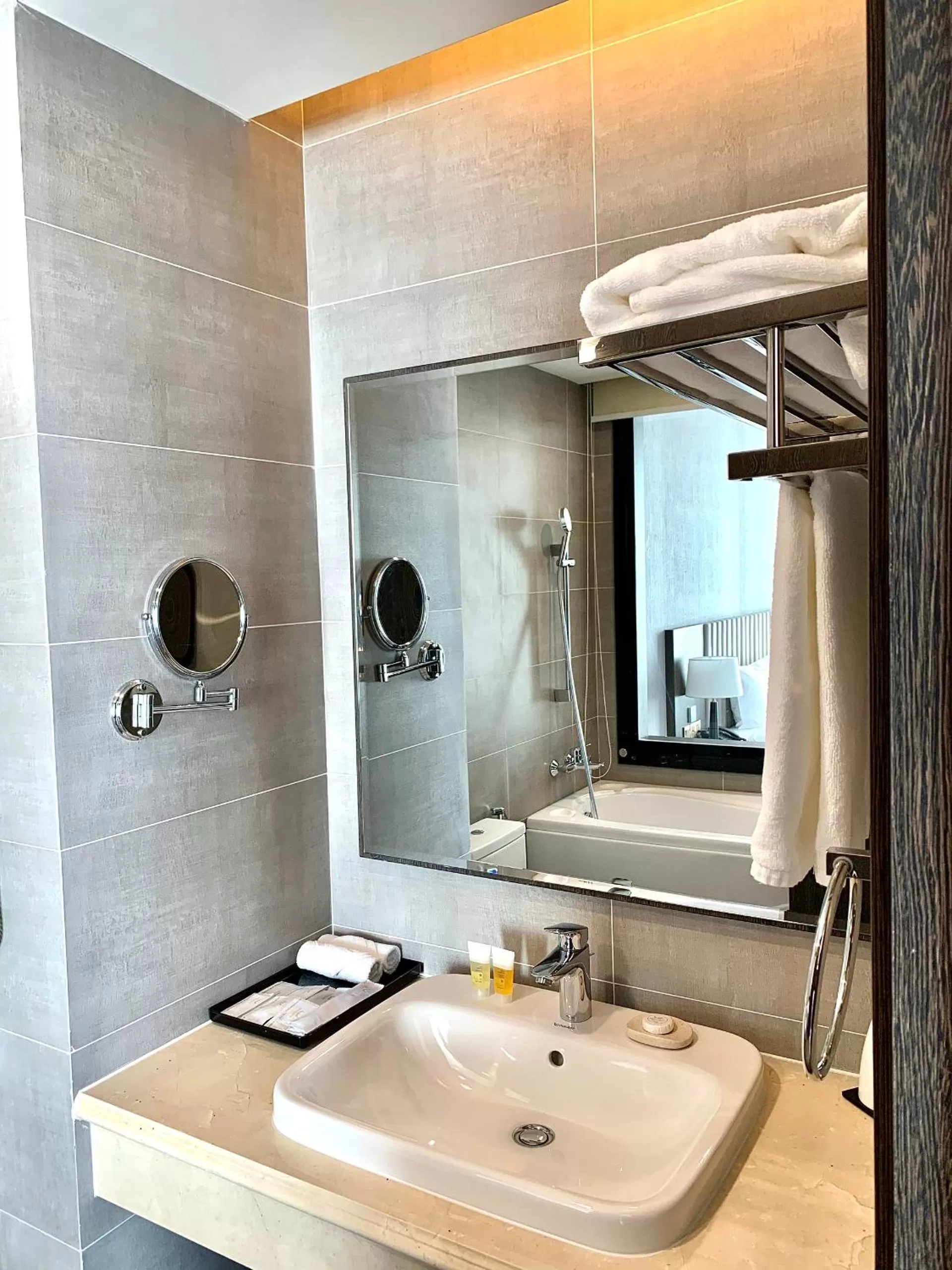 Bathroom in Muong Thanh Luxury Saigon Hotel