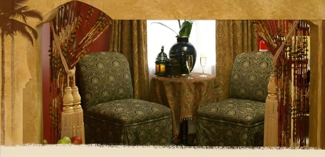 Seating area in El Morocco Inn & Spa