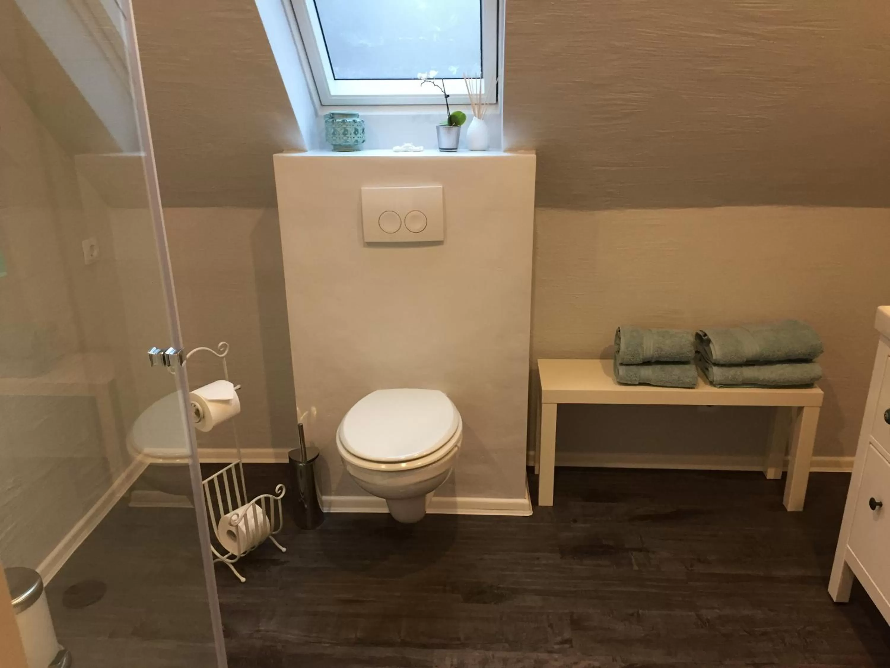 Bathroom in B&B Worpsweder Blick