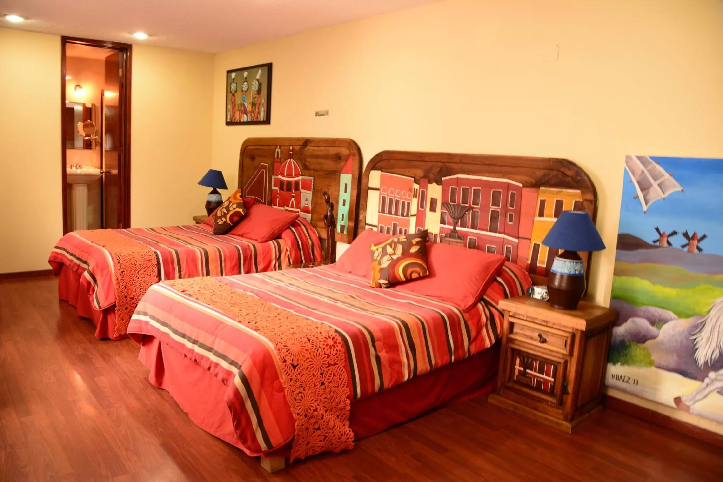 Bed in Hotel Chocolate Tradicional