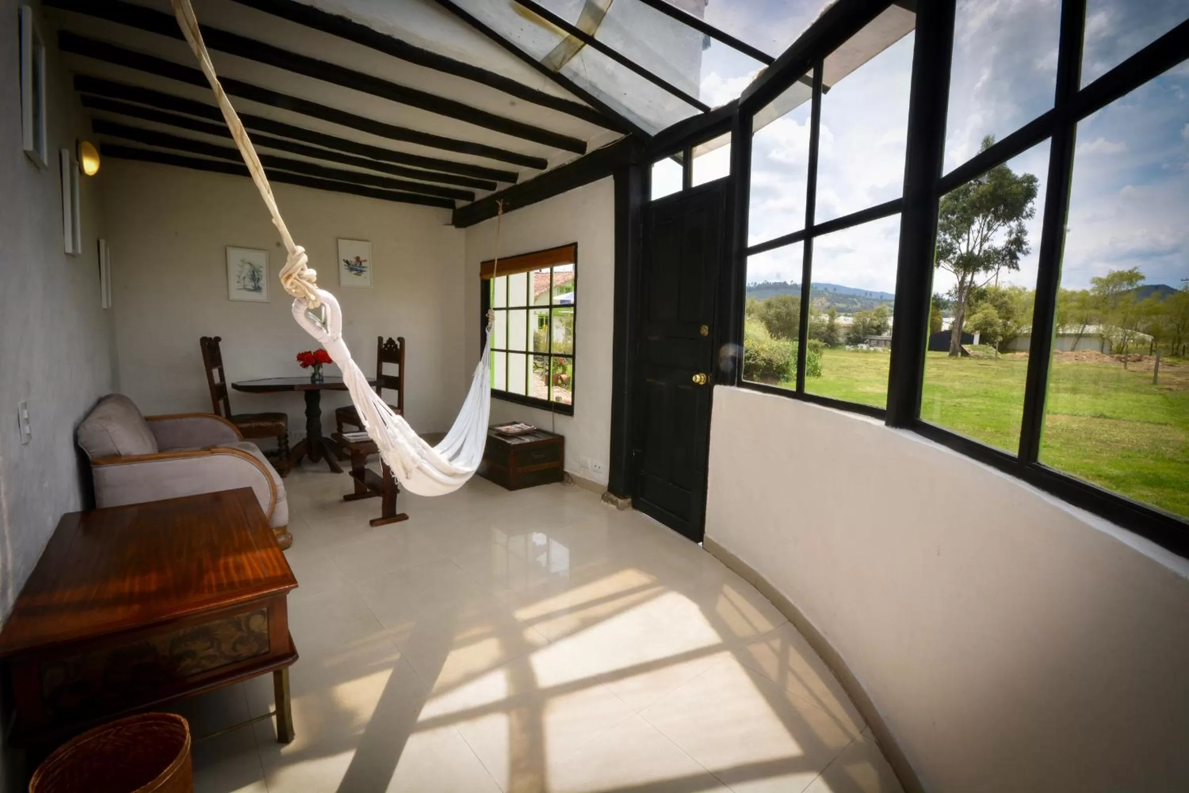 Balcony/Terrace in Posada Cafe La Huerta