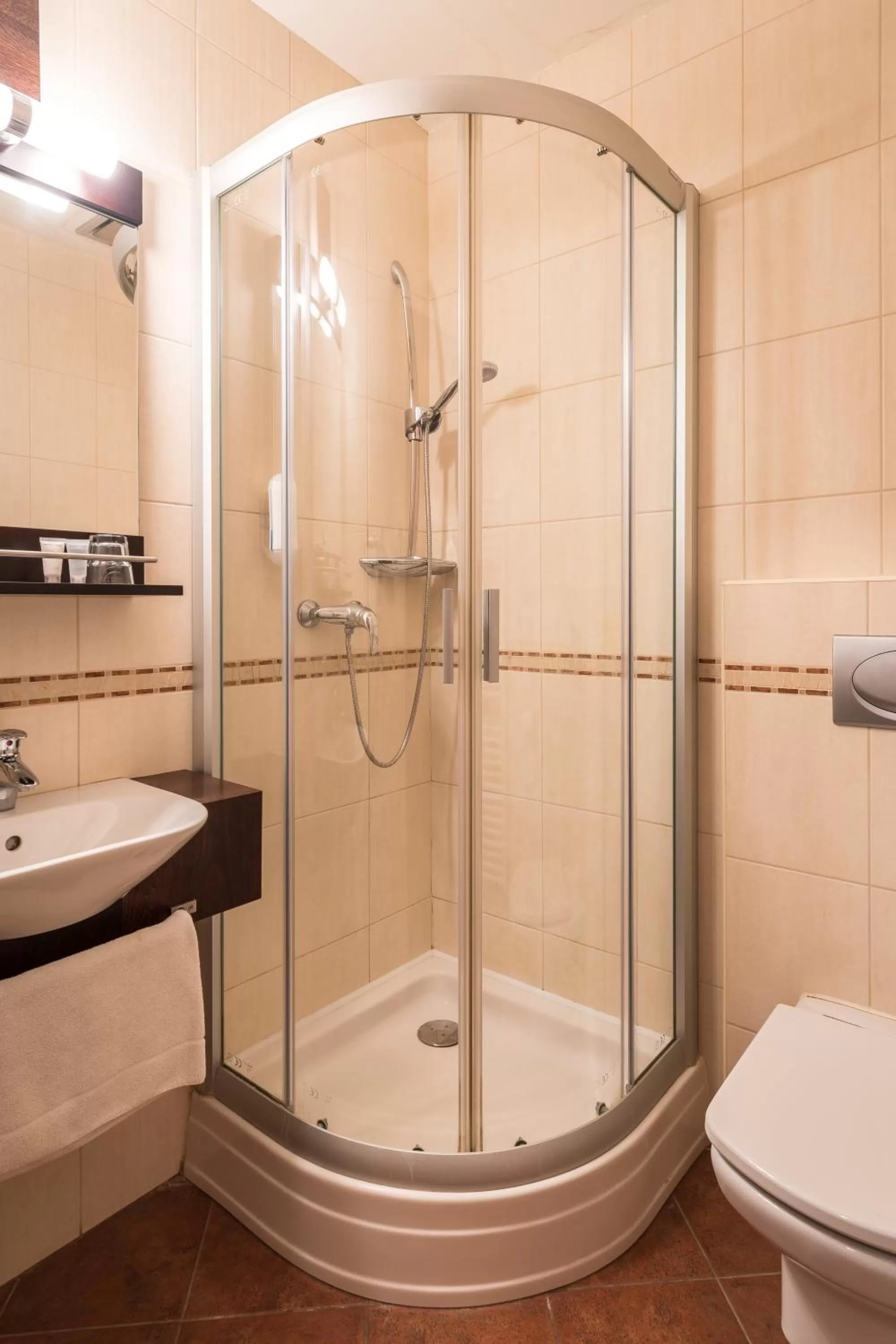 Bathroom in Hotel U Hejtmana Šarovce