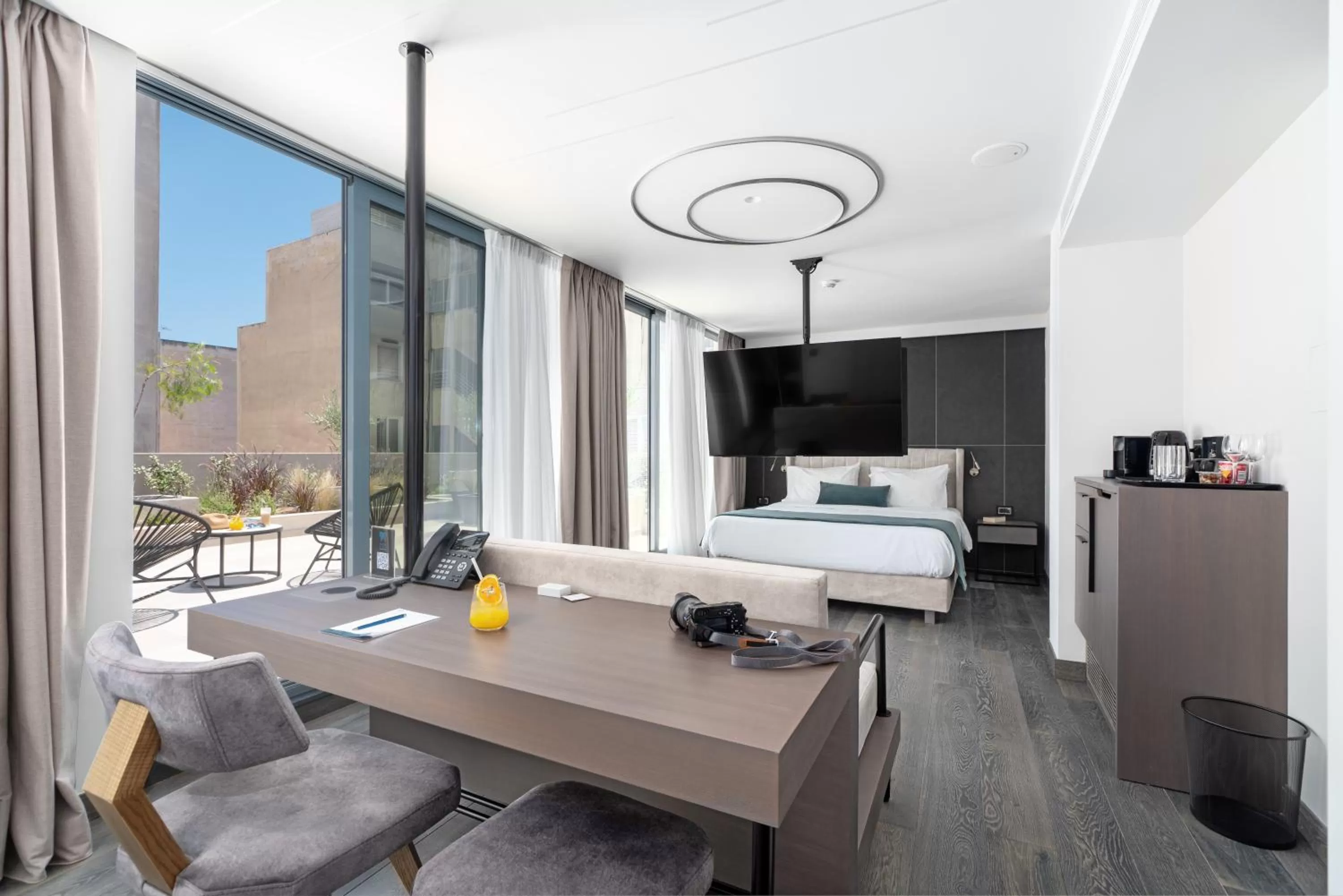 Photo of the whole room, Bed in Hellenic Vibes Smart Hotel