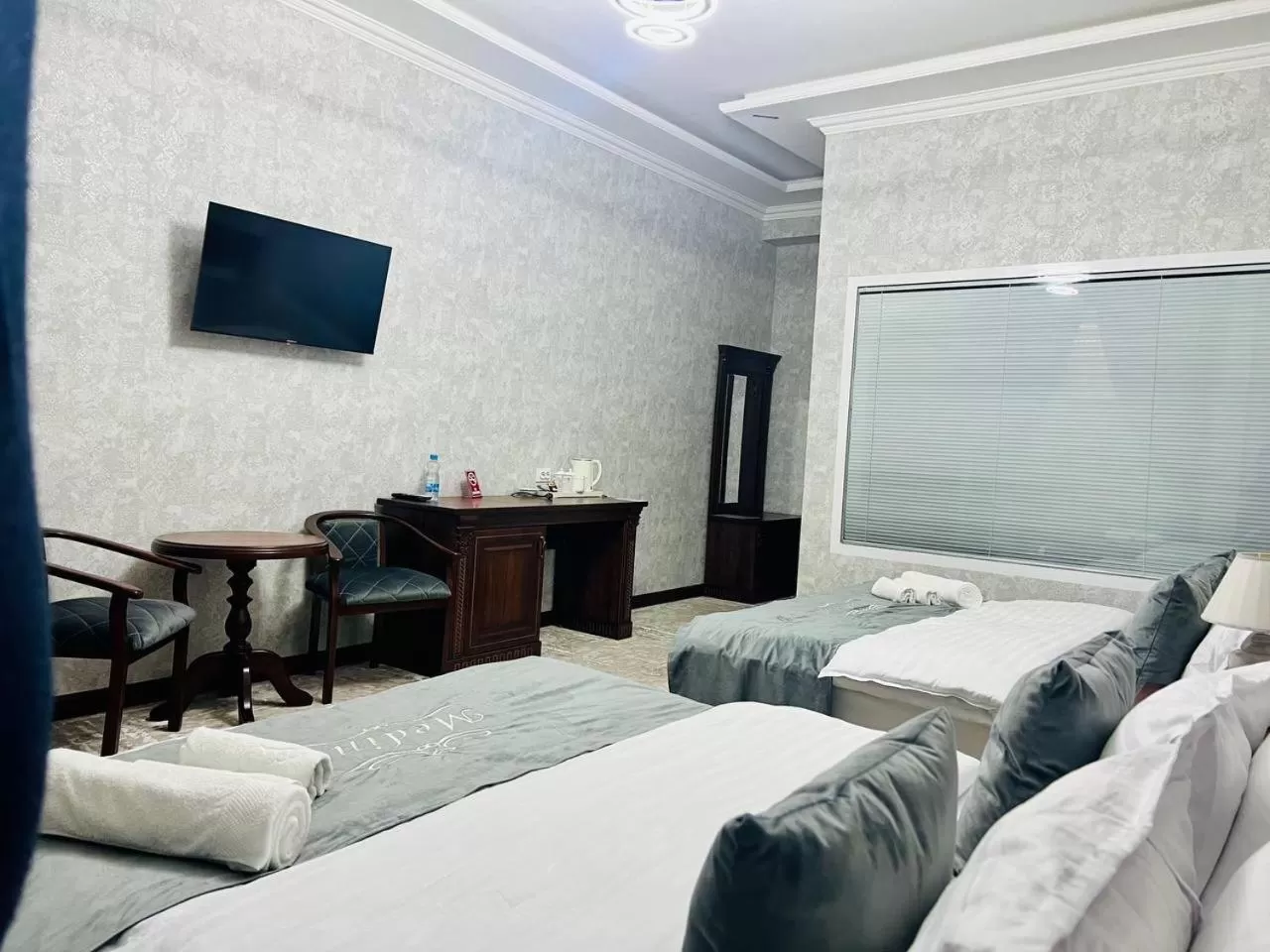 Bed in Medina Hotel Samarkand