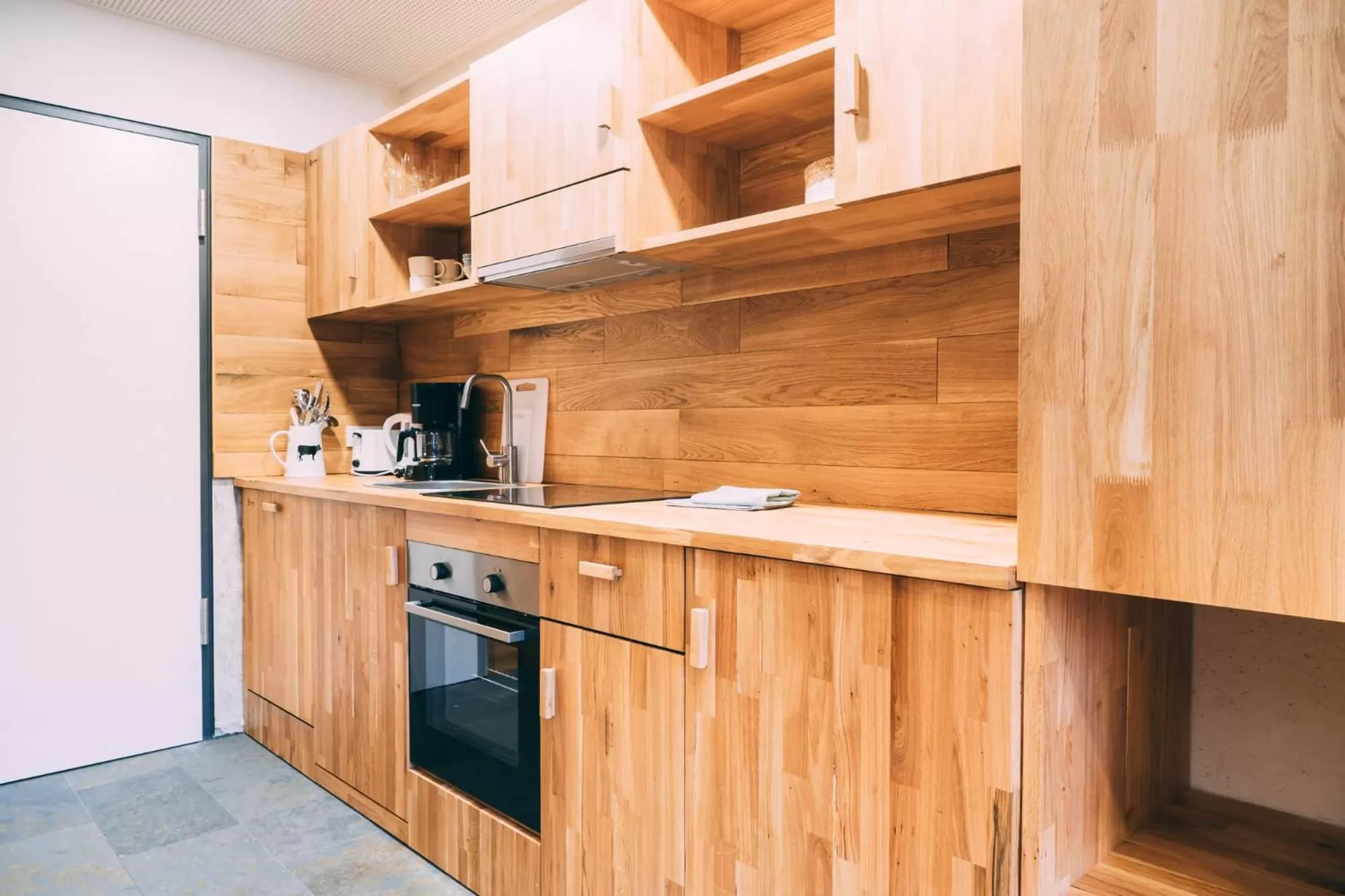 Kitchen or kitchenette in Gut Hügle Erlebnishof & Spa