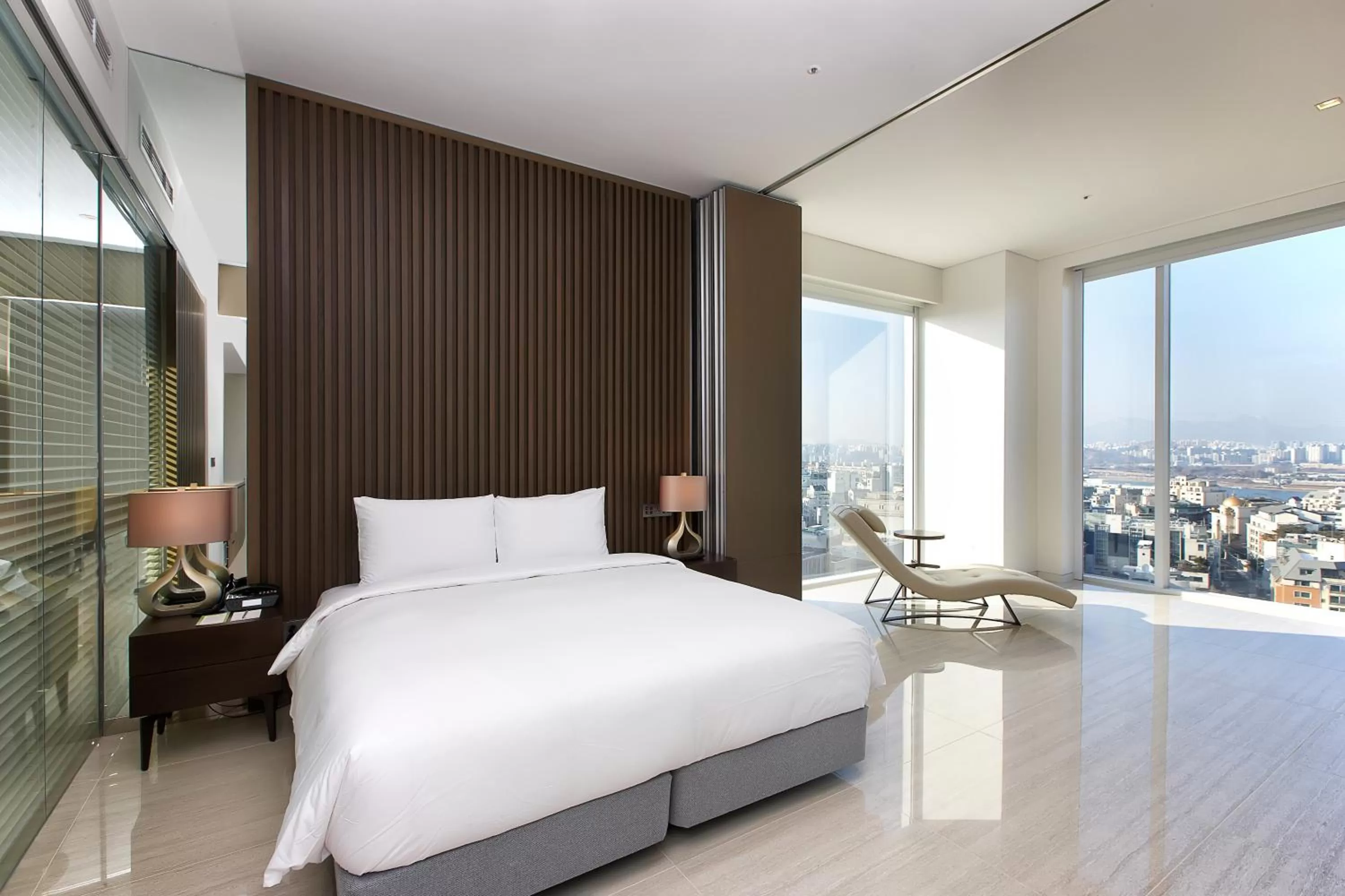 Decorative detail, Bed in Hotel Entra Gangnam