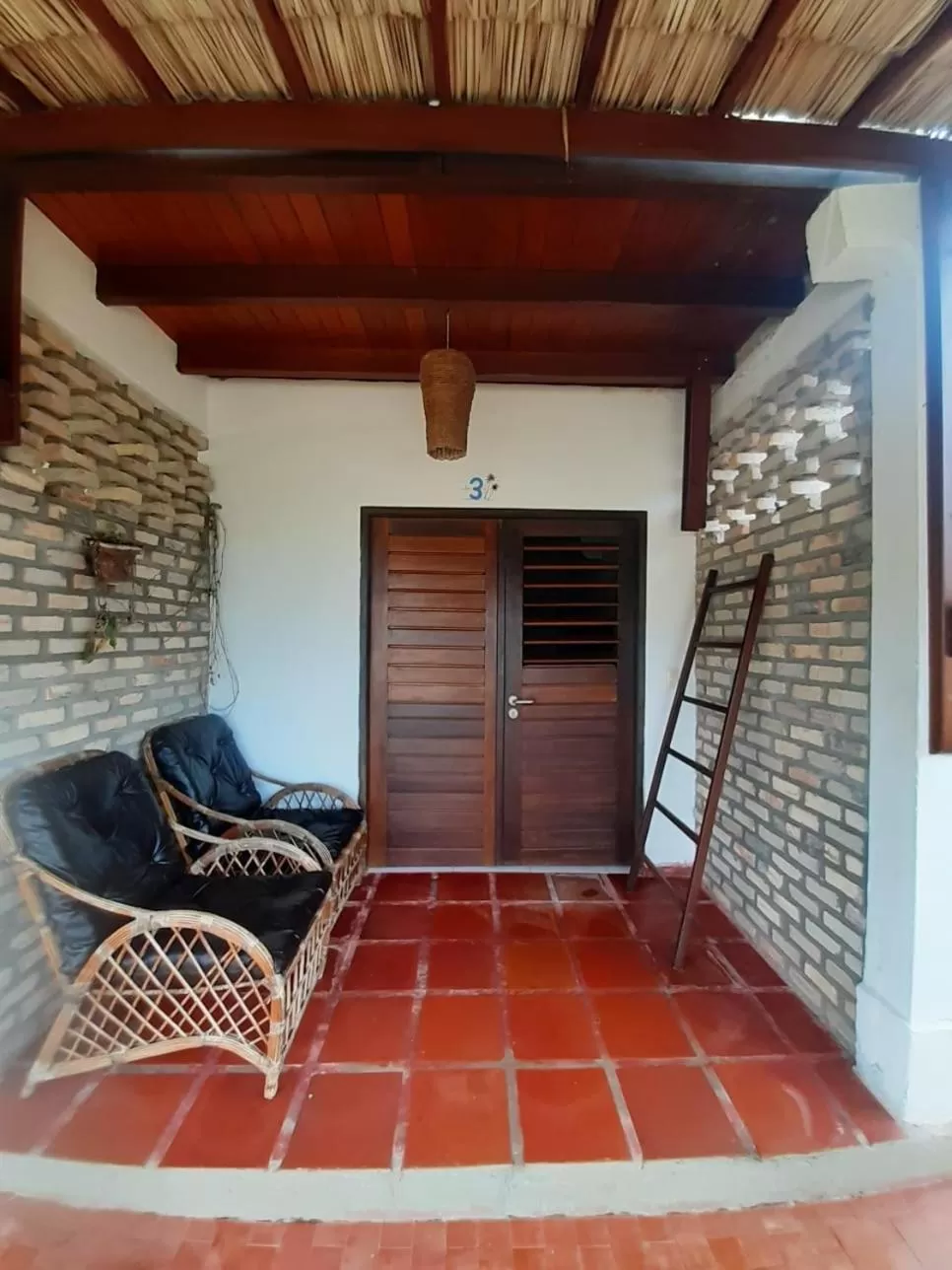 Balcony/Terrace in Pousada Recanto da Praia