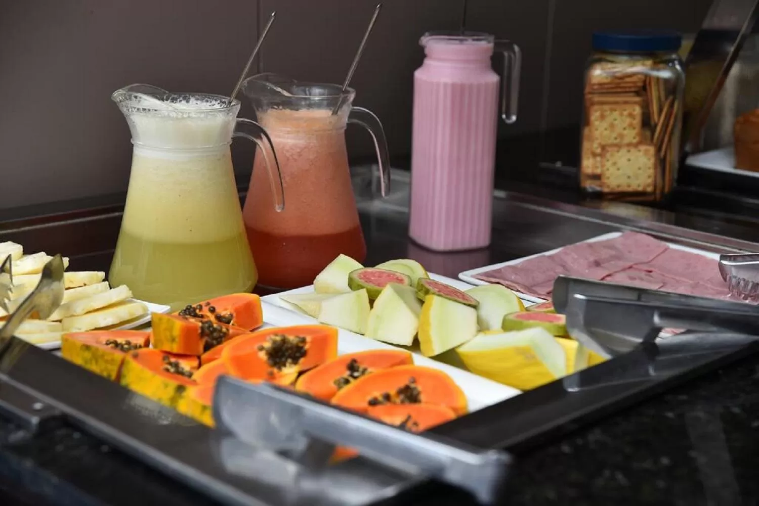 Breakfast in Sonia Flat Tambaú - Apartamento vista mar no Mano's Royal Hotel