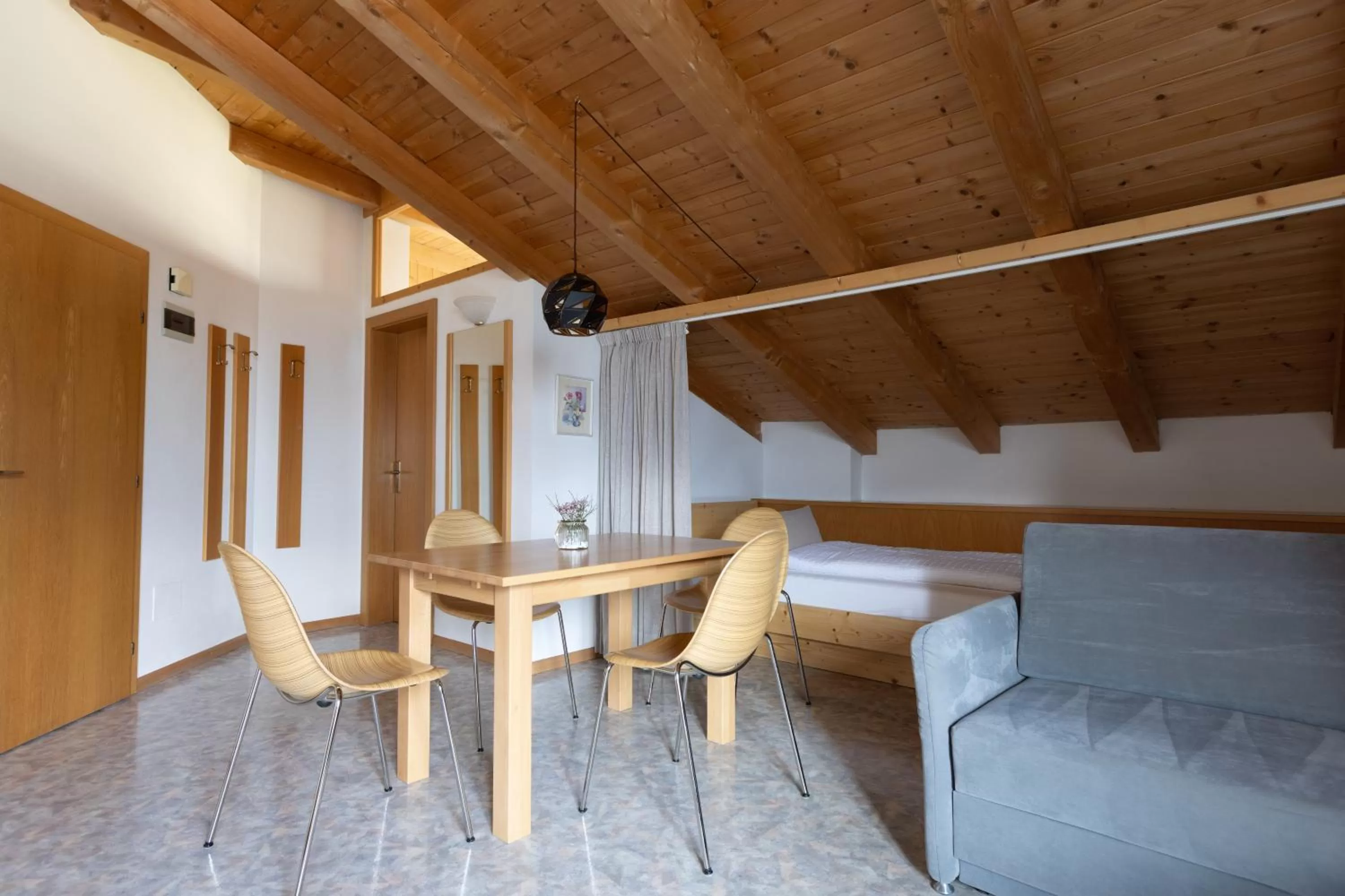 Living room, Bed in Residence Margreth