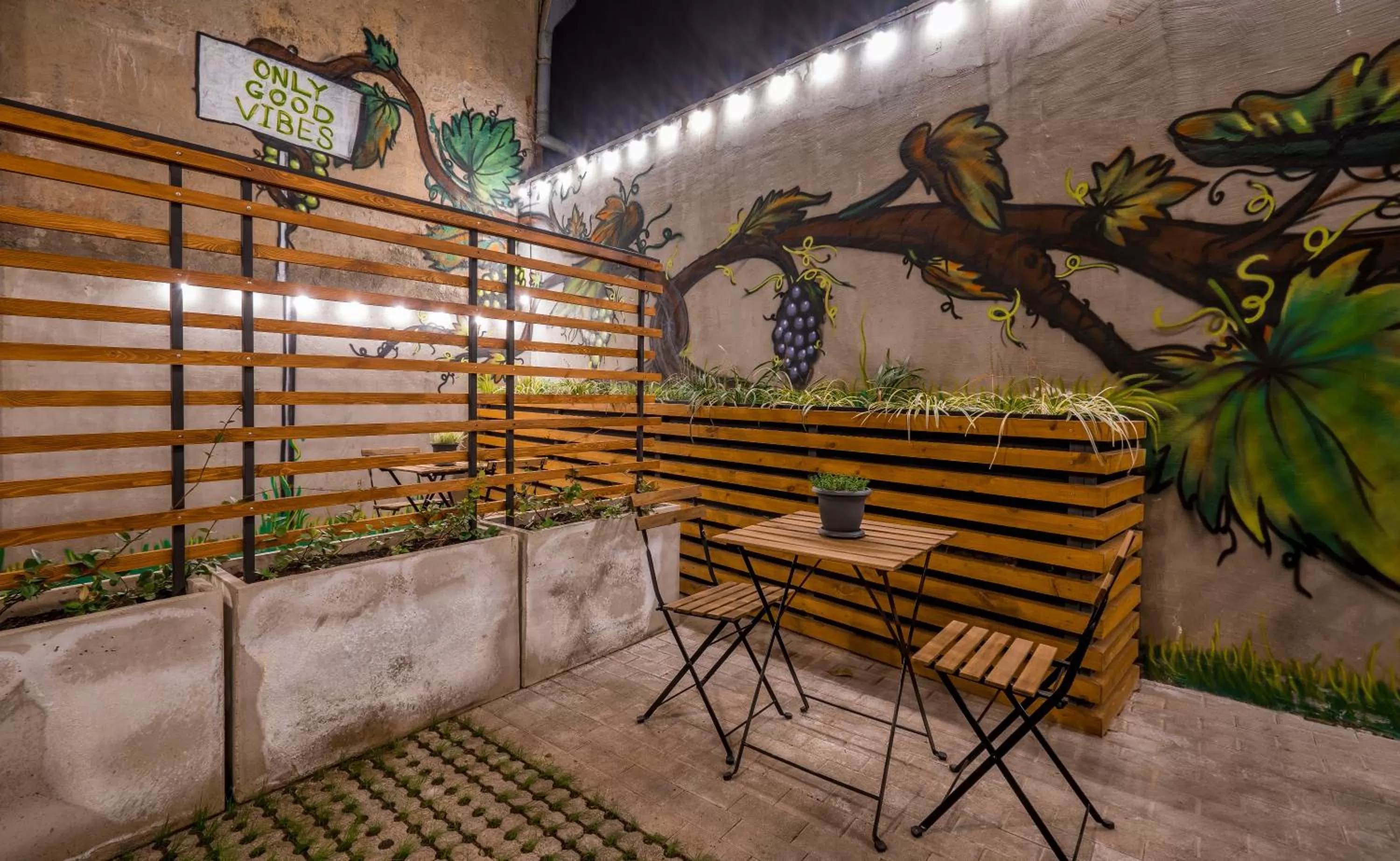 Patio in Tbilisi Story Hotel