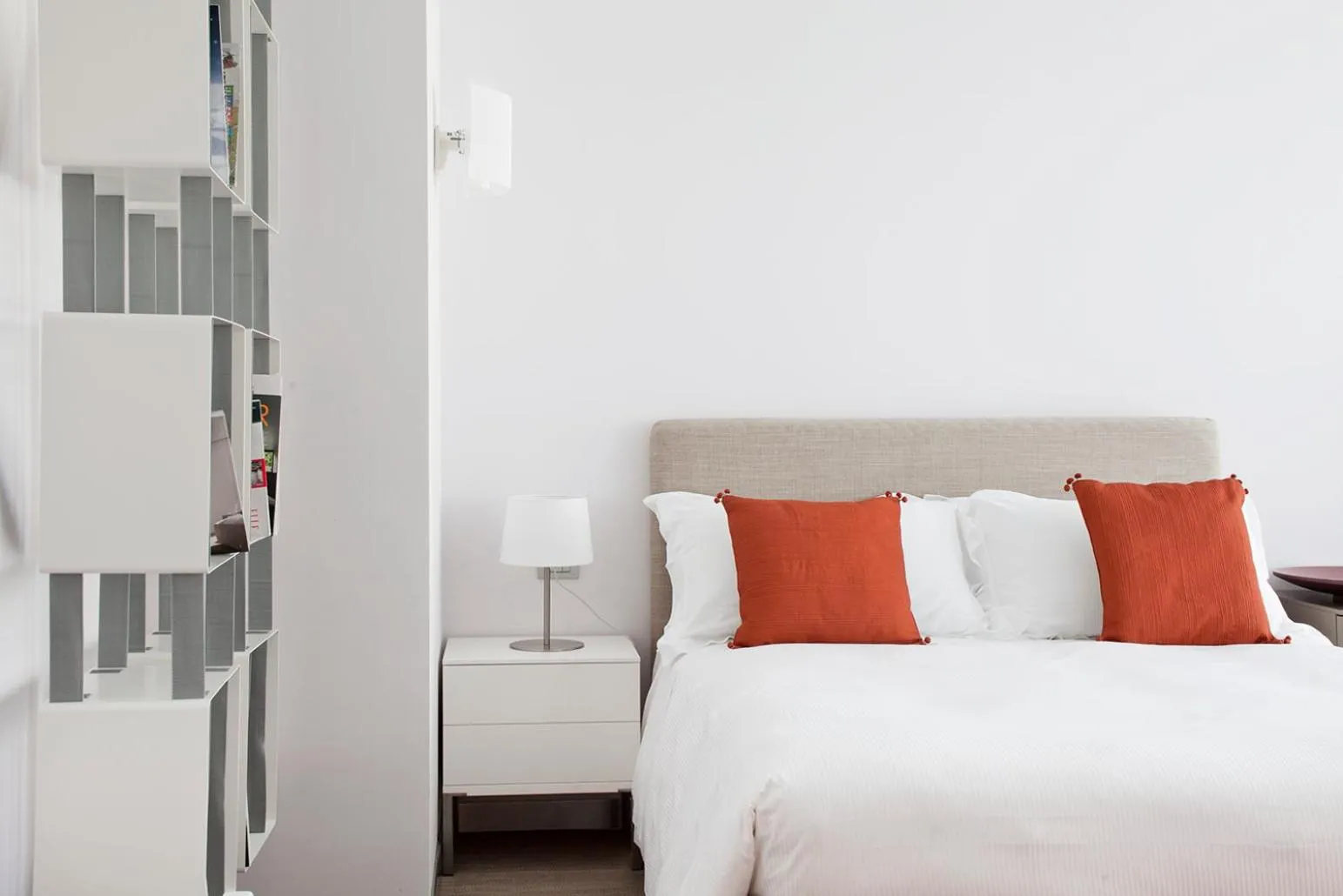 Bed in Zambala Luxury Apartments