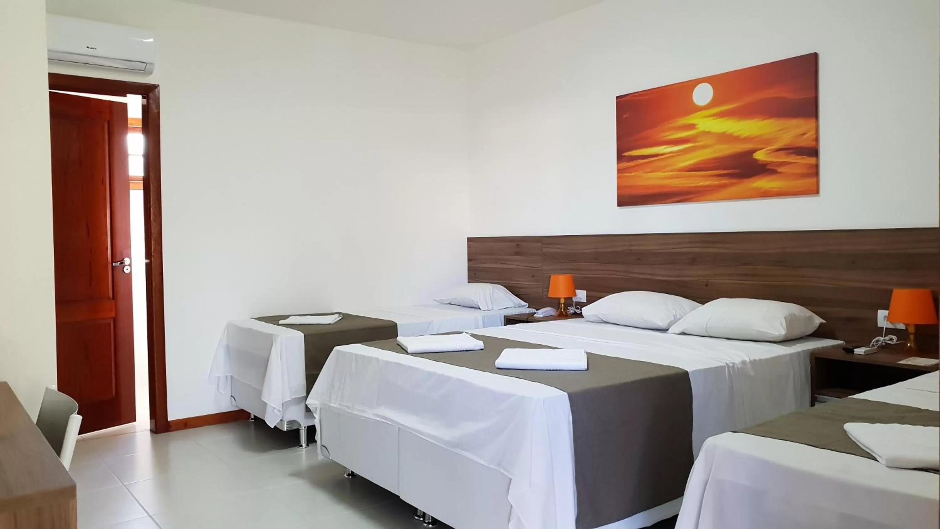 Bed in Hotel Pousada Salvador Paradise