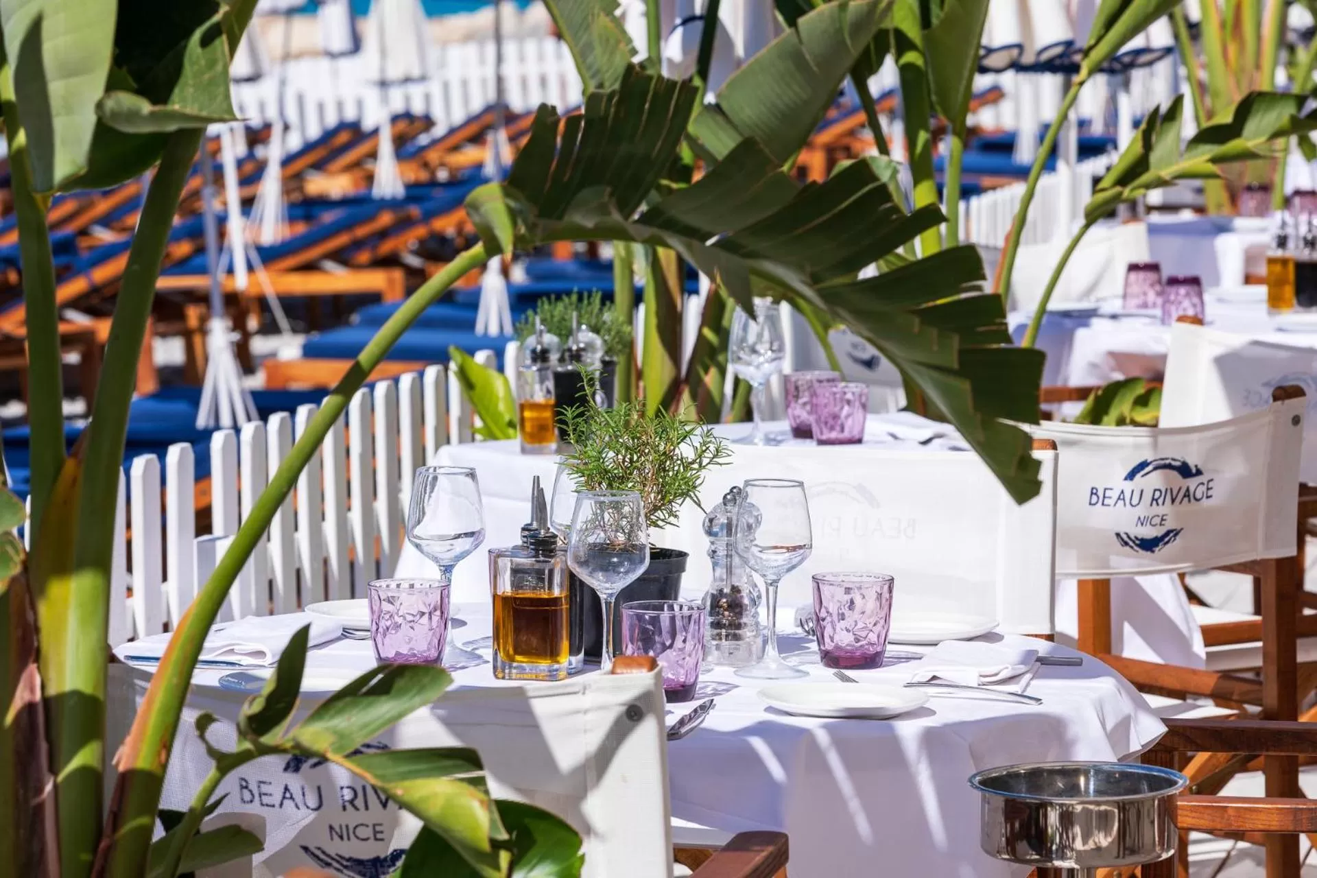 Beach in Hotel Beau Rivage