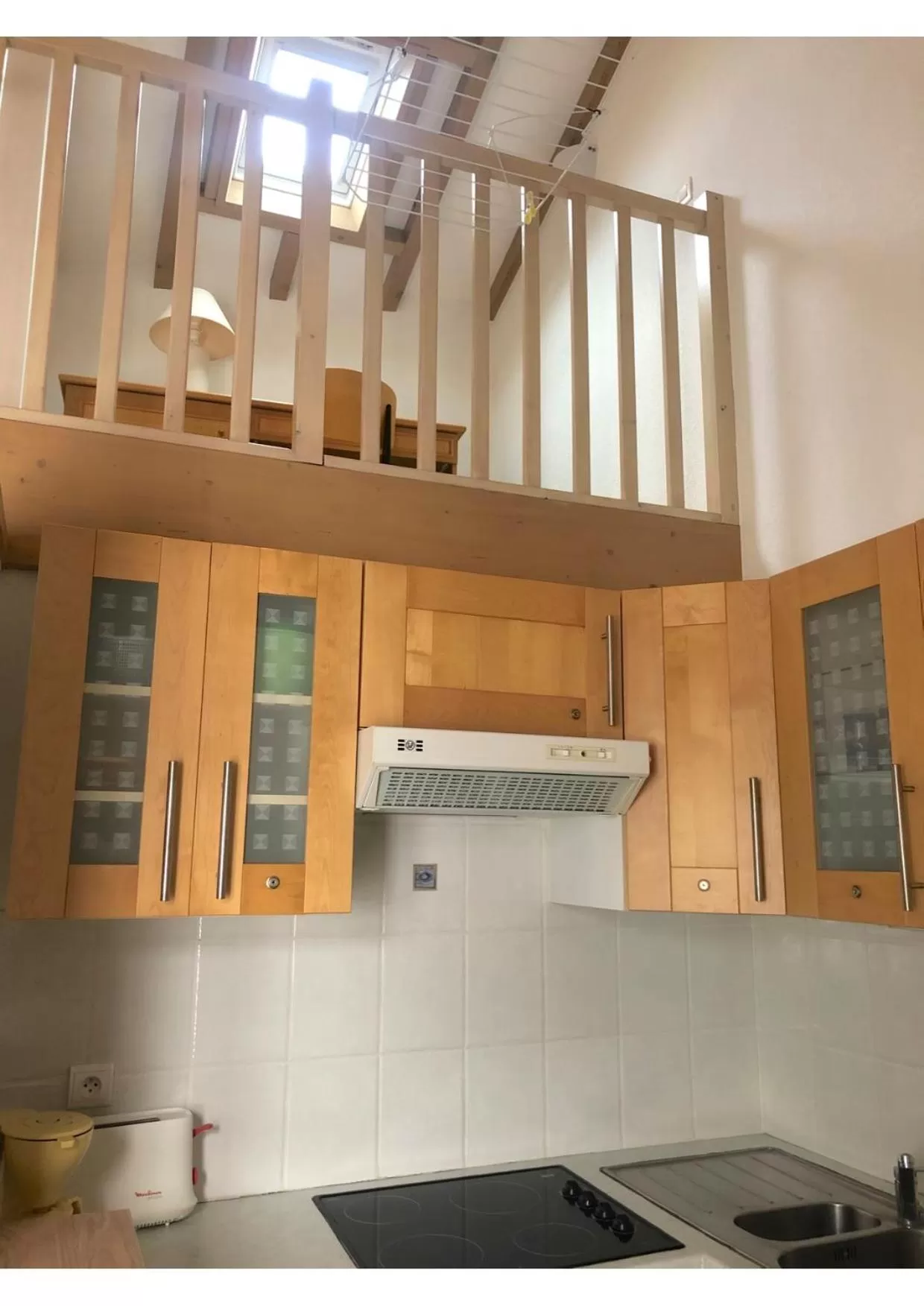 Kitchen or kitchenette in Hôtel & Appart-hôtel Olatua