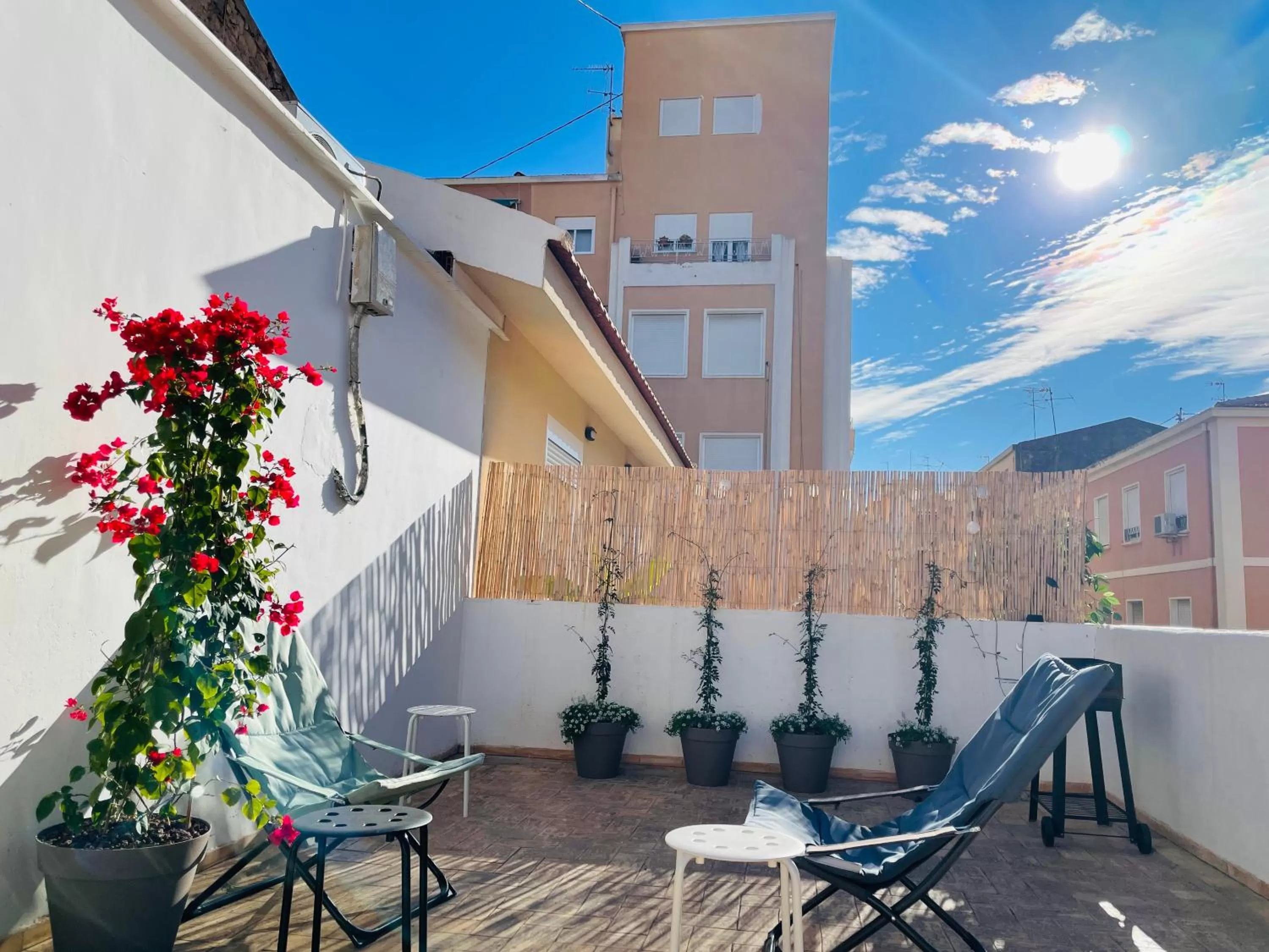 Balcony/Terrace in Soho Boho Apartments - with sunny rooftop terrace and fiber optic internet