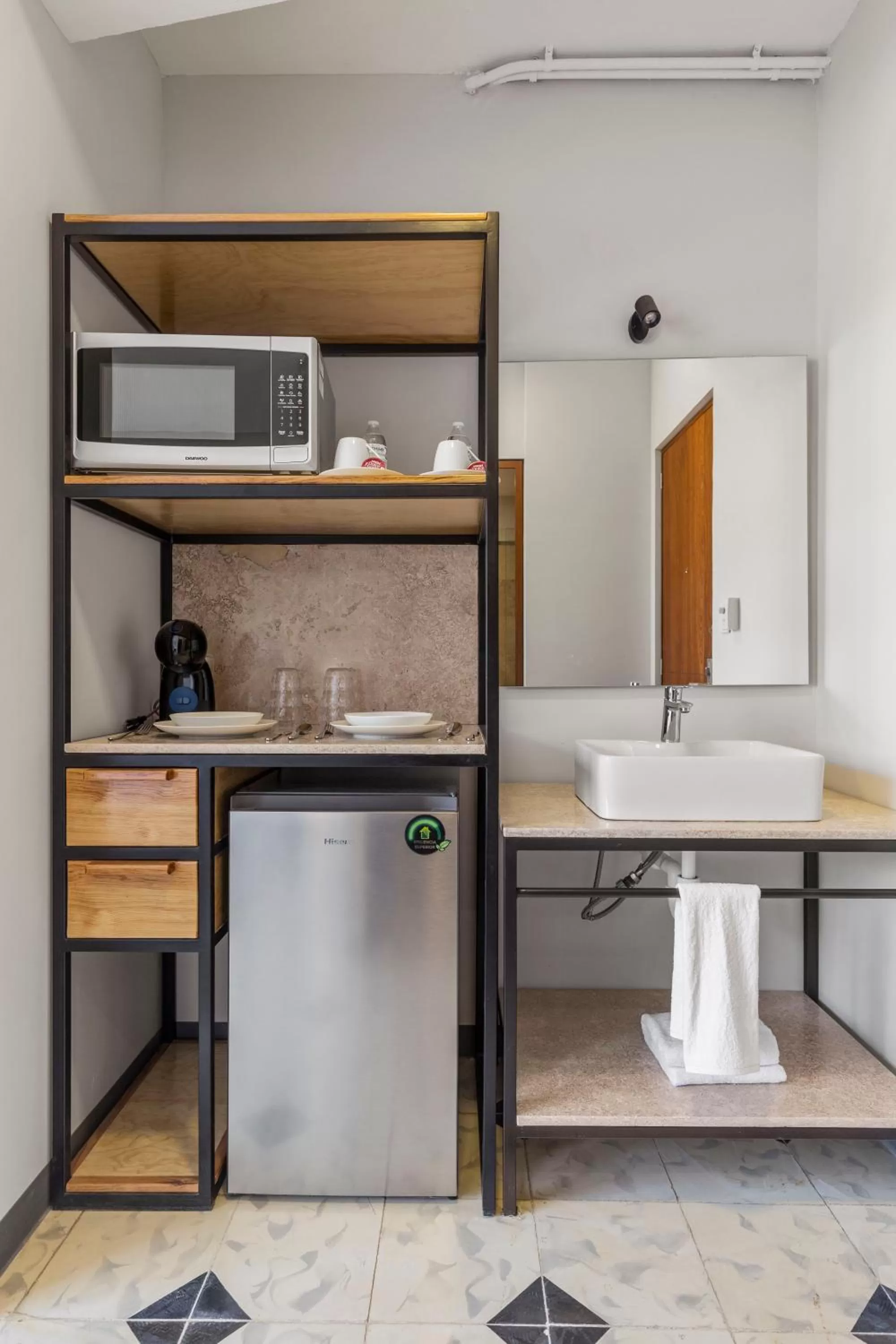 Kitchen or kitchenette in Suites Reforma by HomiRent