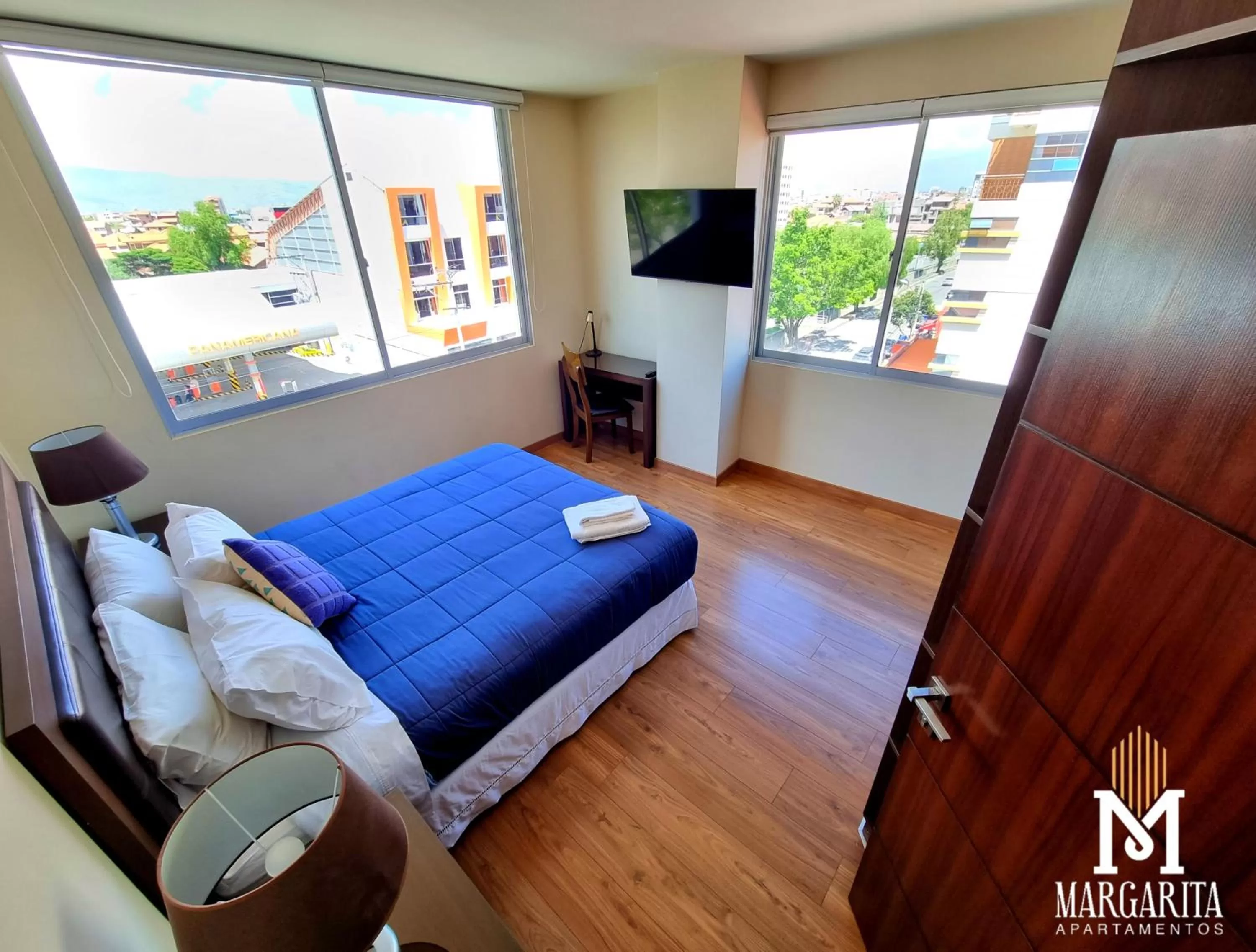 Bed in Margarita Apartamentos