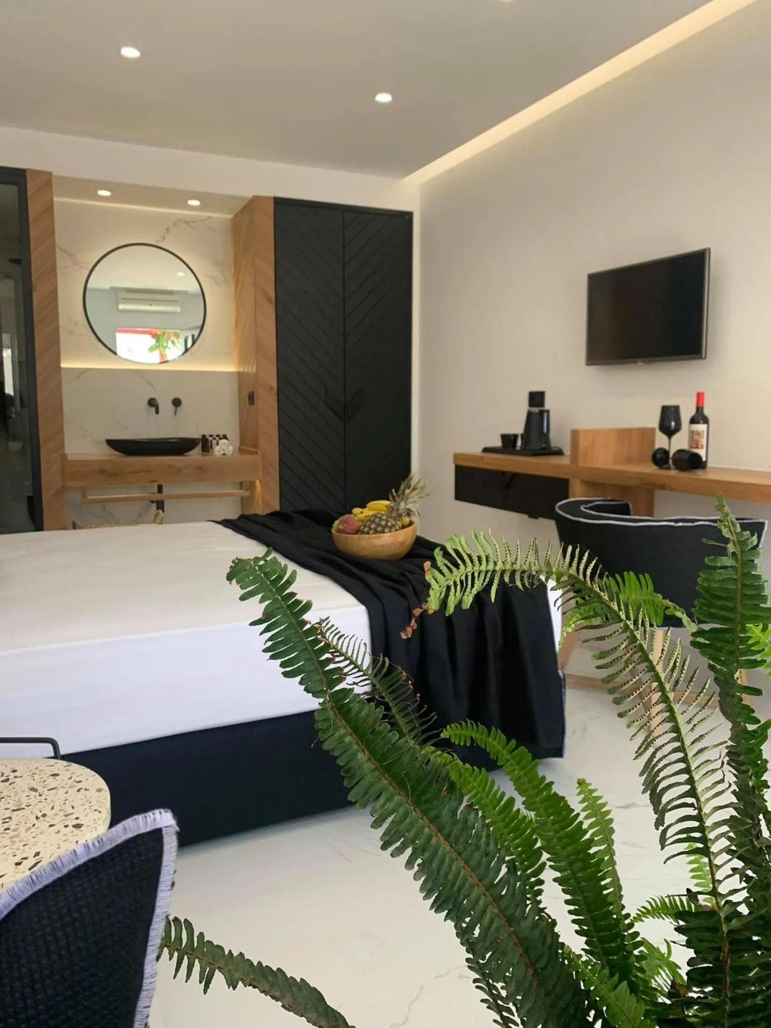 Bed in Hotel Palatia