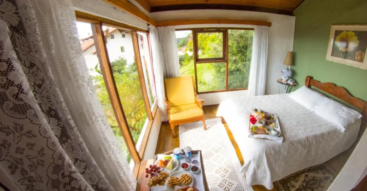 Bed in Hotel Meissner Hof