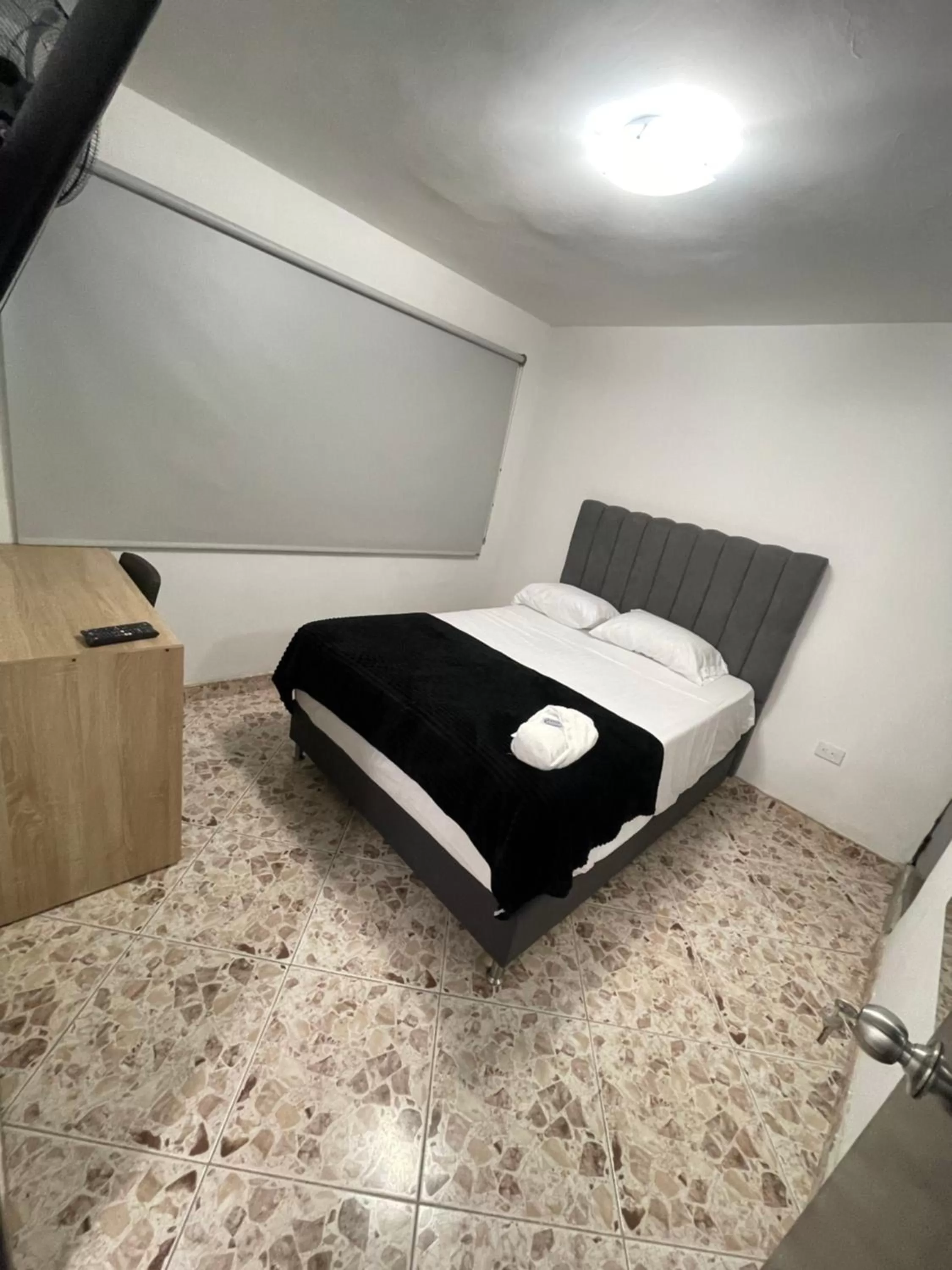 Bed in Hotel De León Estadio