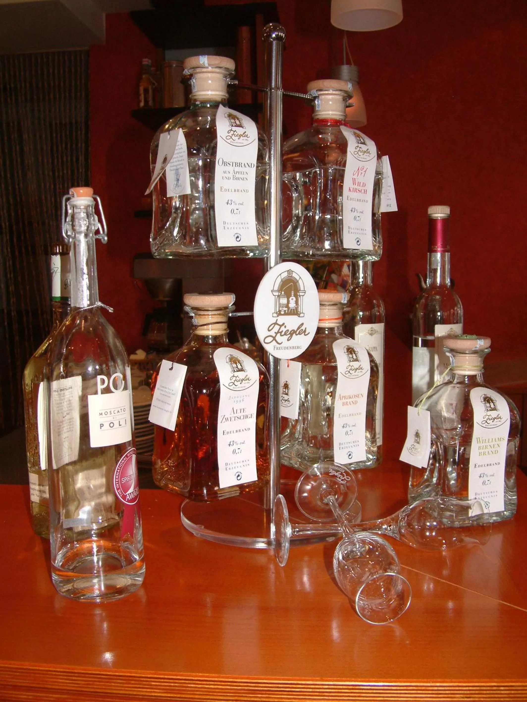 Alcoholic drinks, Drinks in Hotel Stadt Kappeln