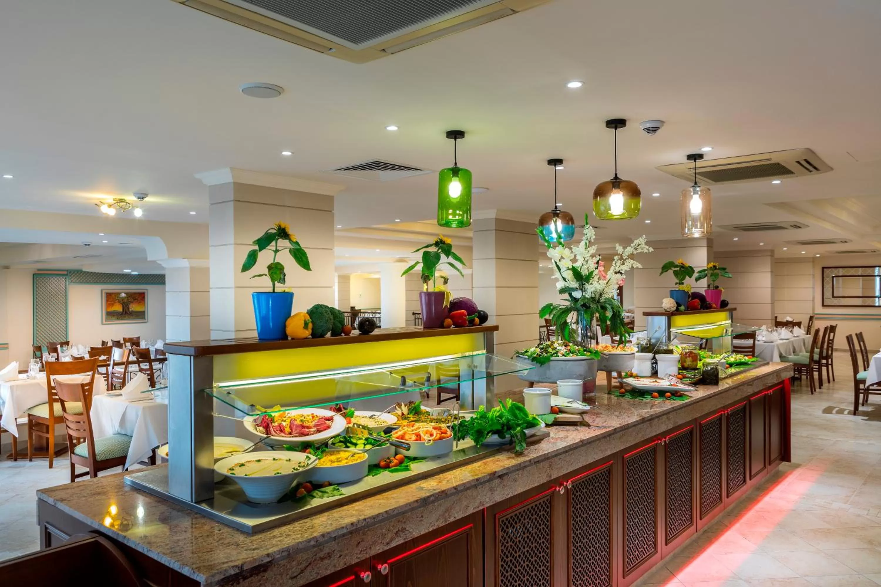 Breakfast in Aquamare Beach Hotel & Spa