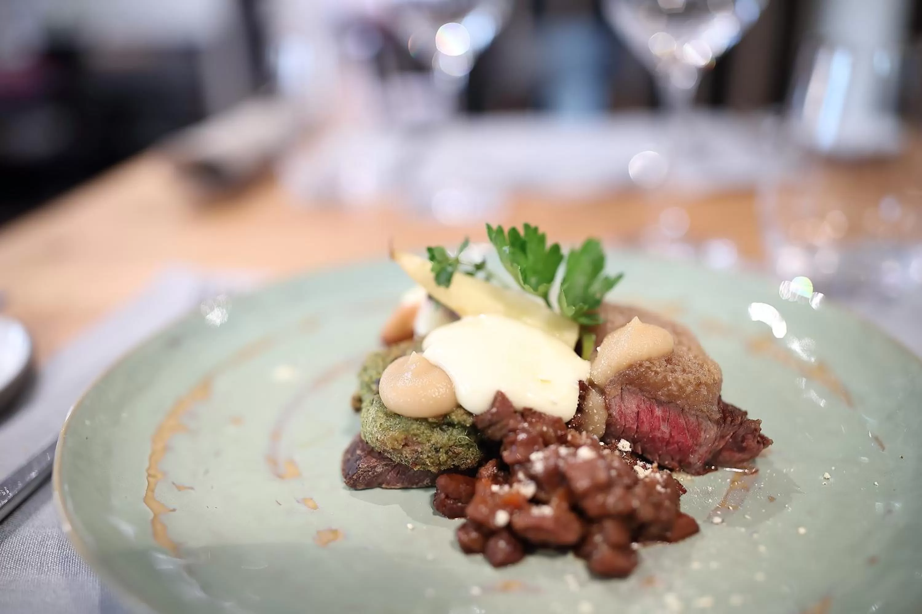 Food close-up, Food in Biohotel-Restaurant Rose