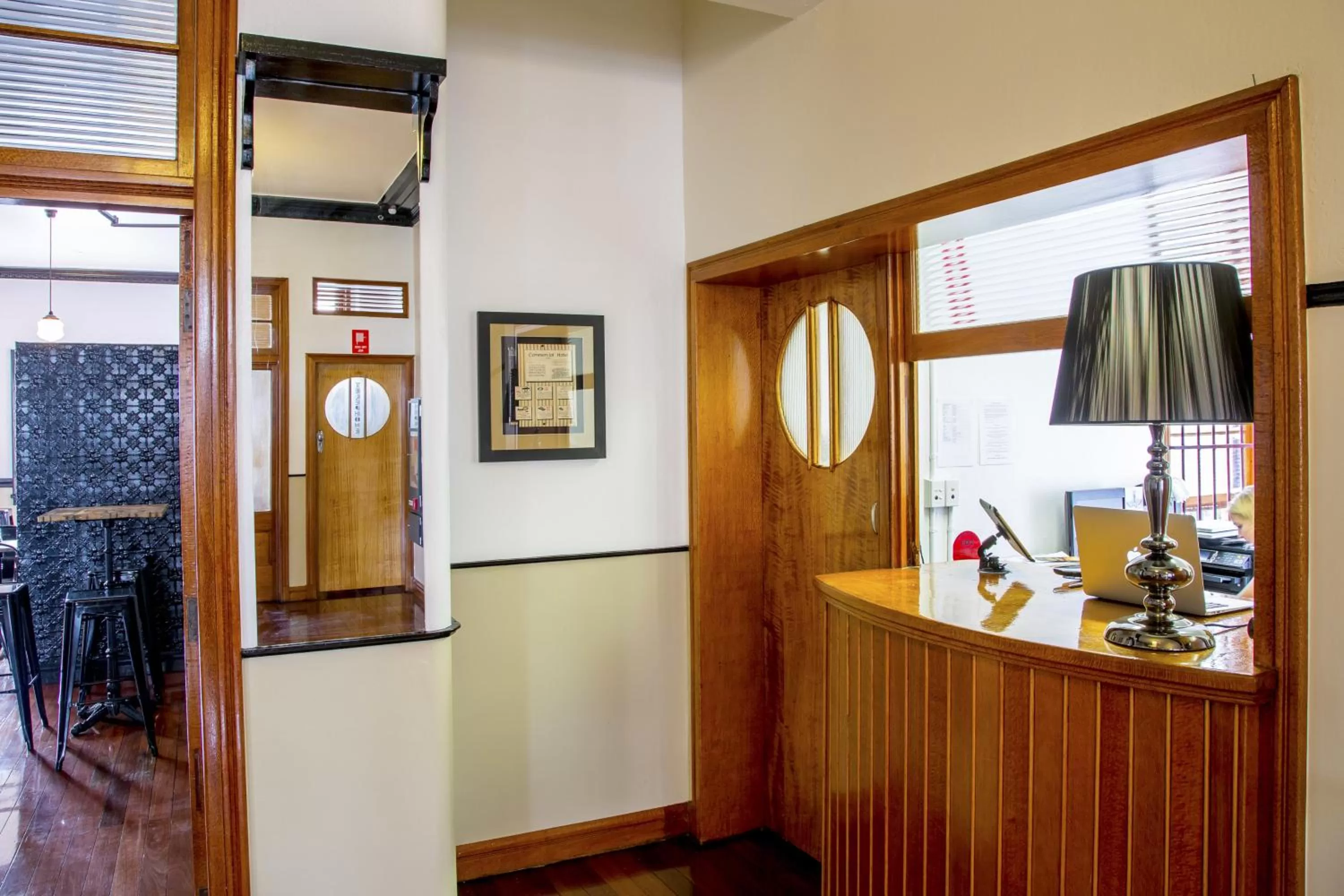 Lobby or reception in The Commercial Boutique Hotel