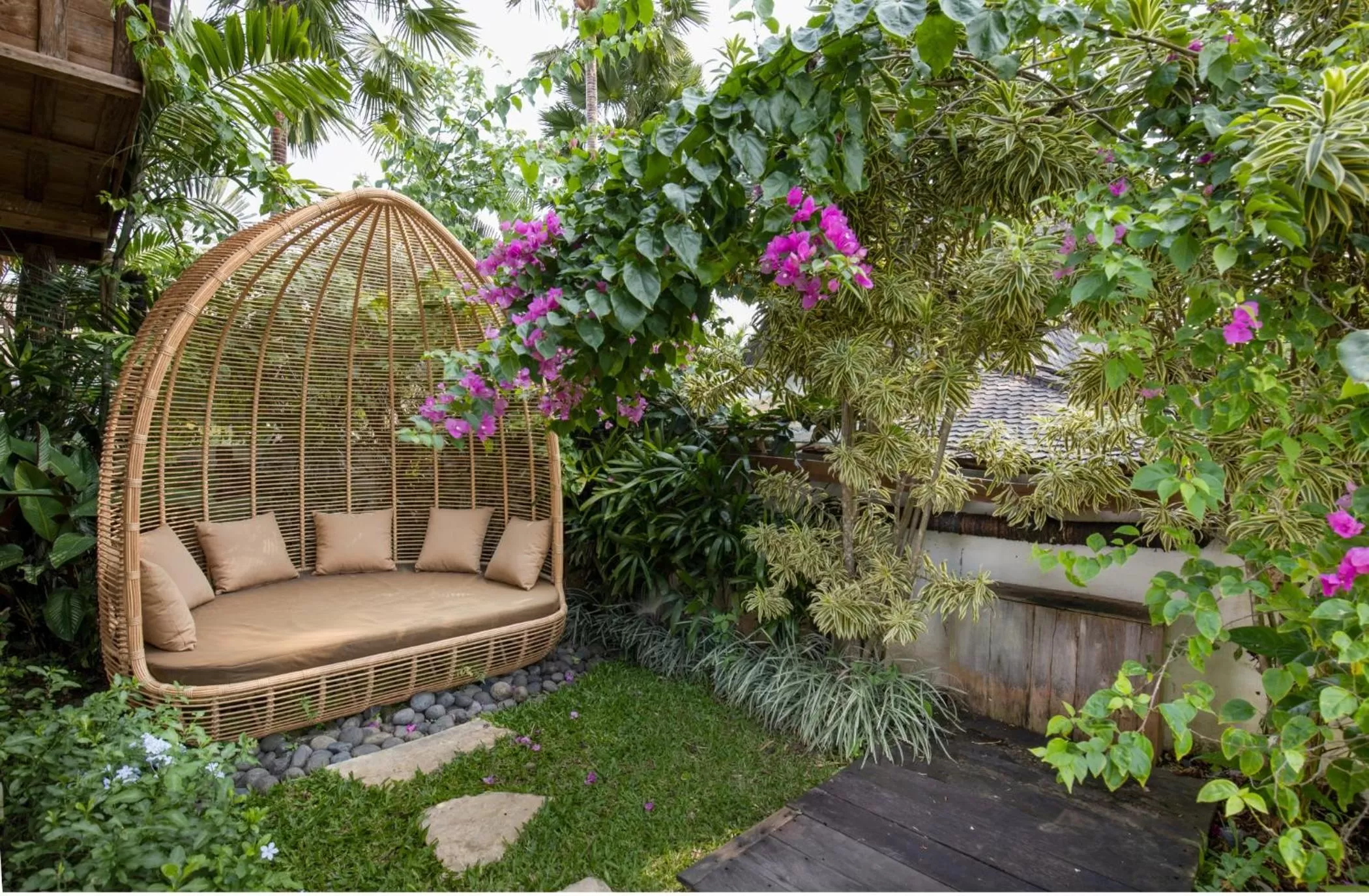 Seating area in Blue Karma Dijiwa Ubud