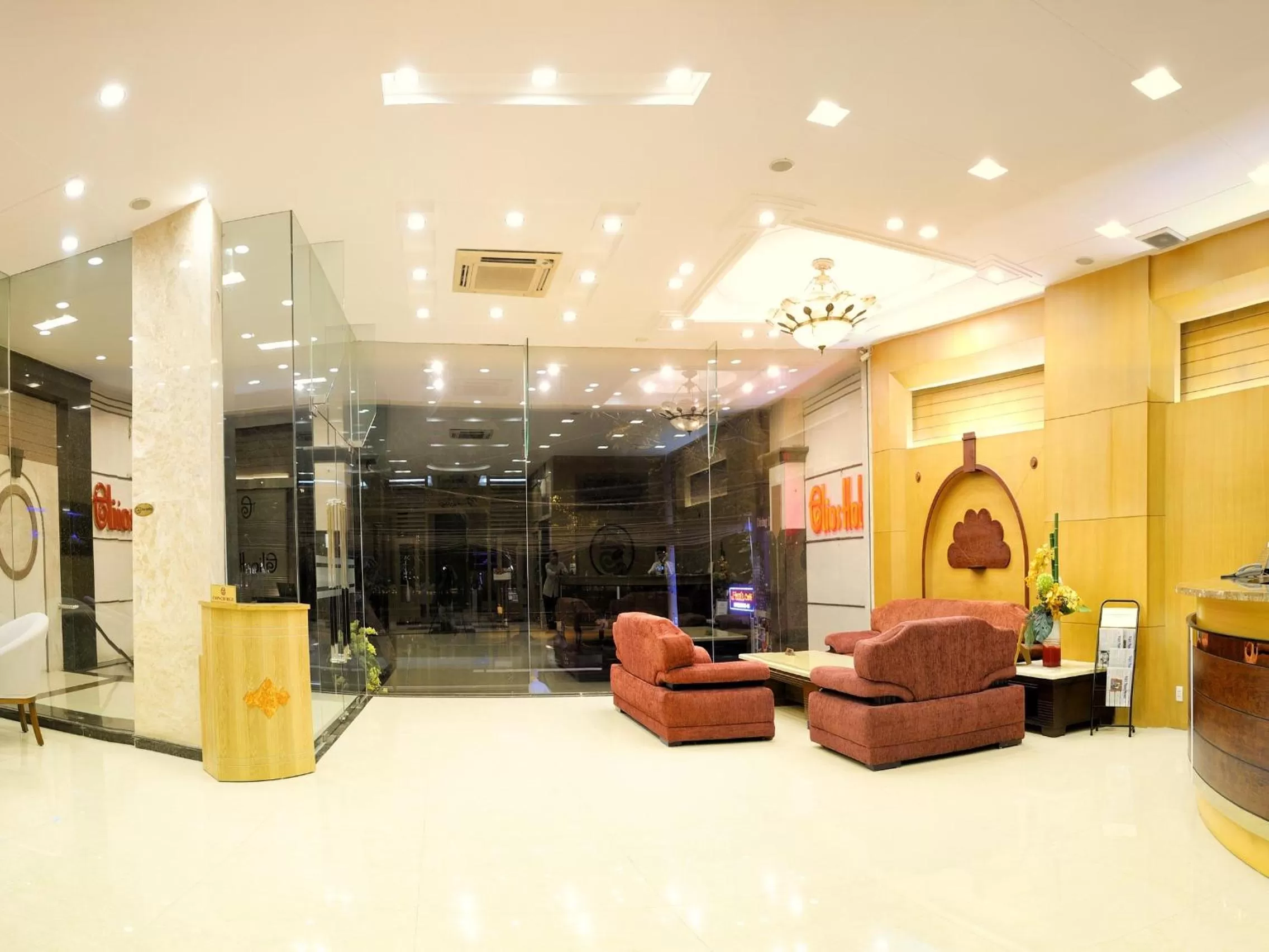 Lobby or reception in Elios Hotel