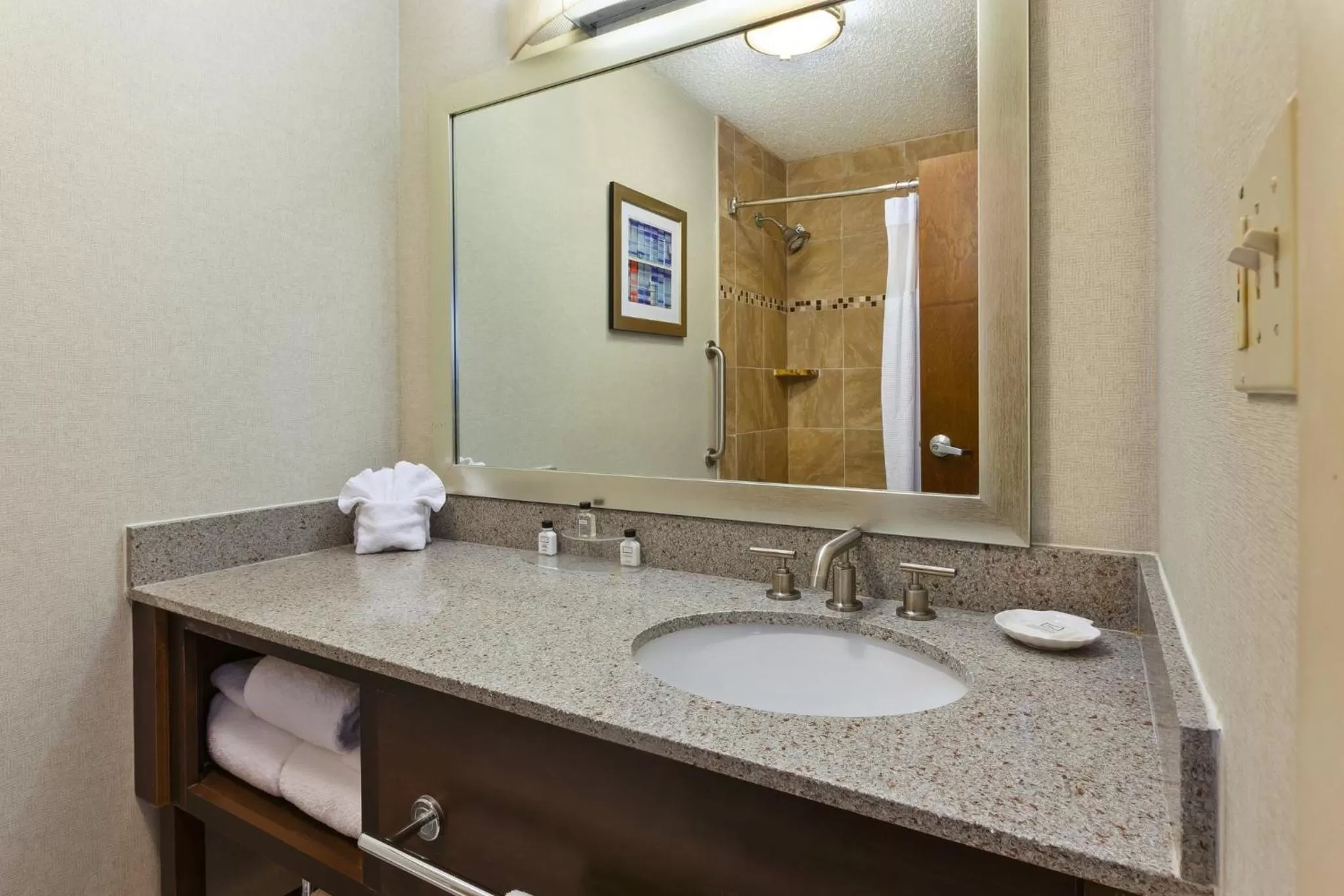 Bathroom in Crowne Plaza Columbus North - Worthington by IHG