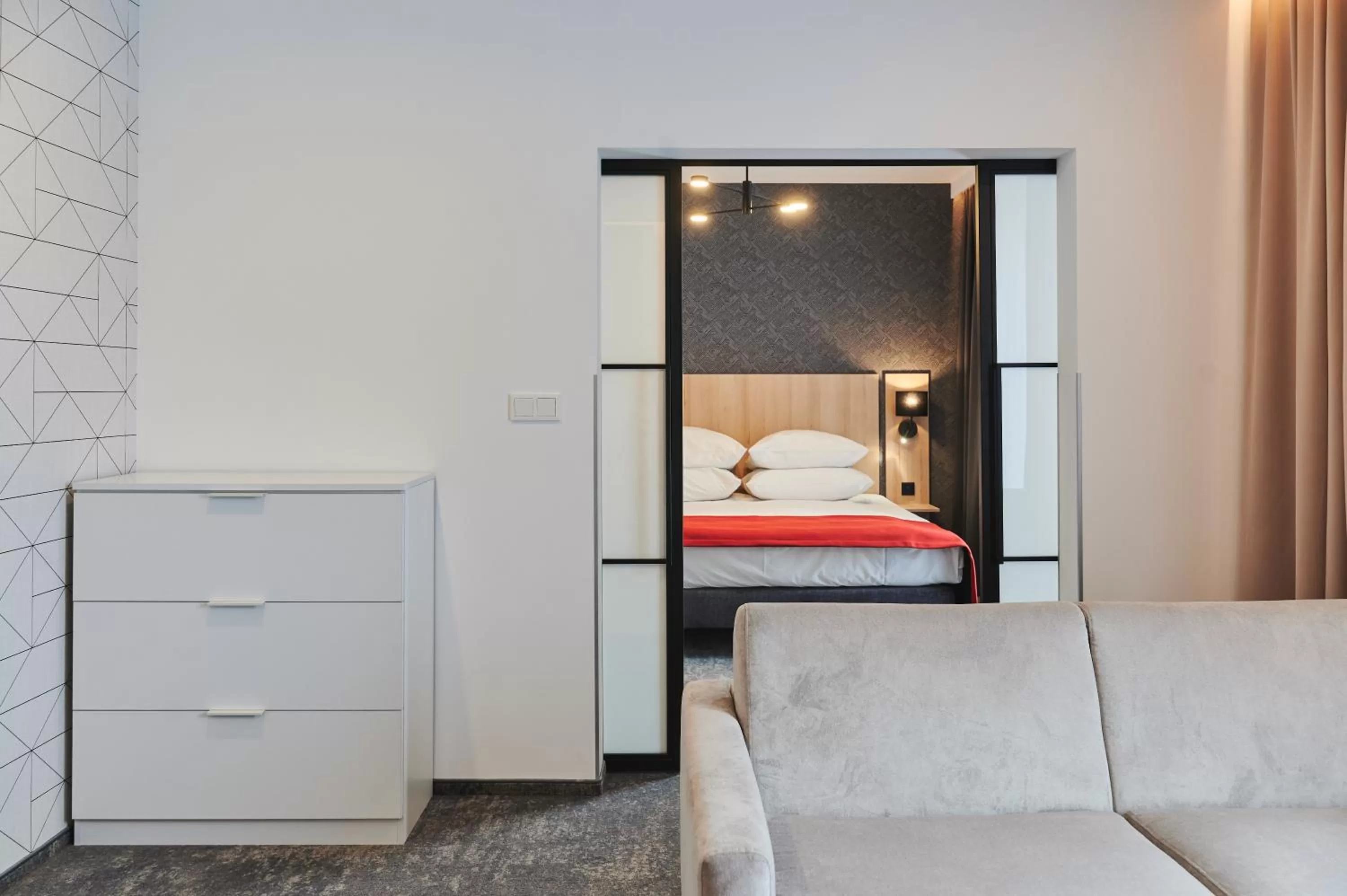 TV and multimedia, Bed in Hotel Hetman