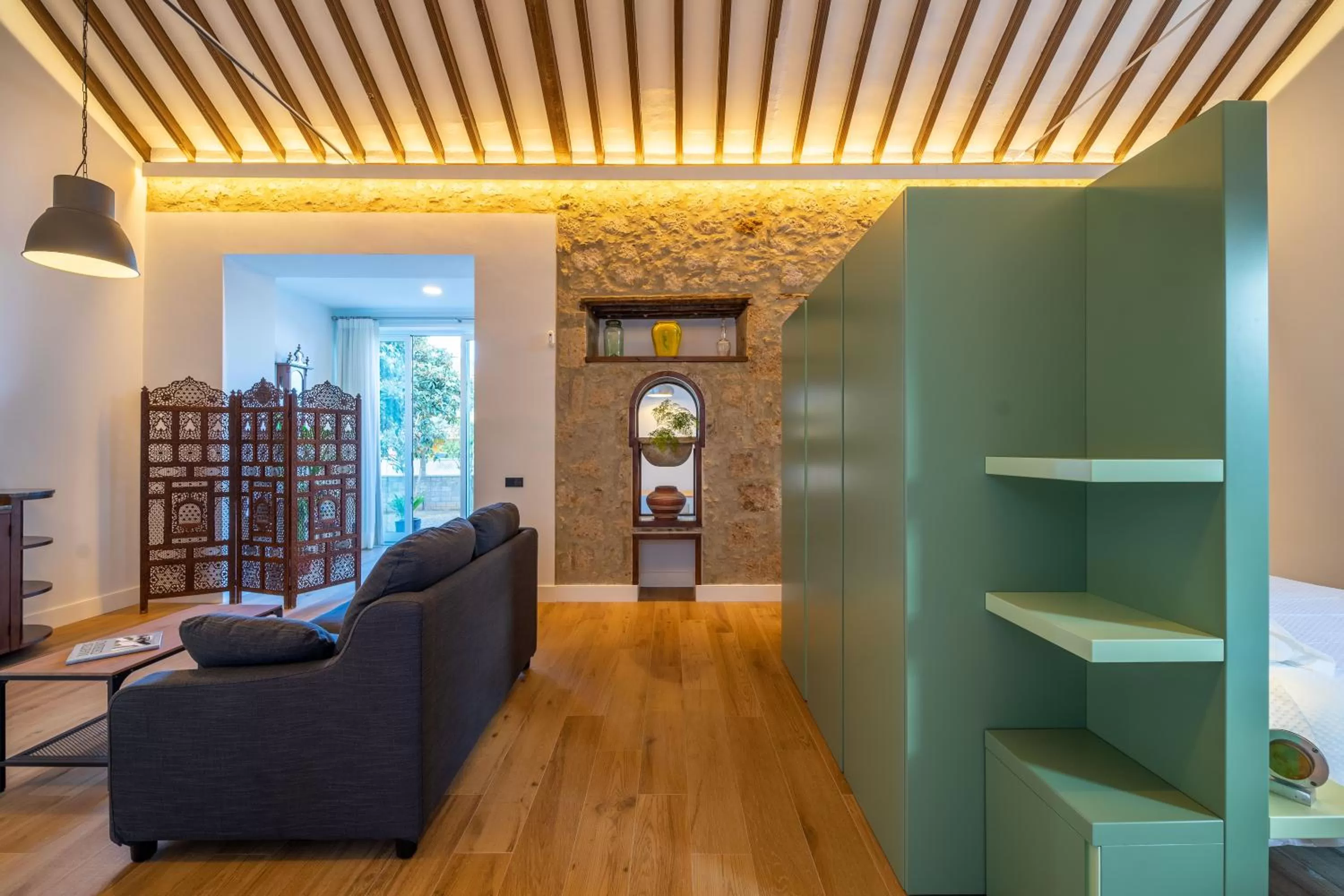 Living room, Seating Area in Albor Suites