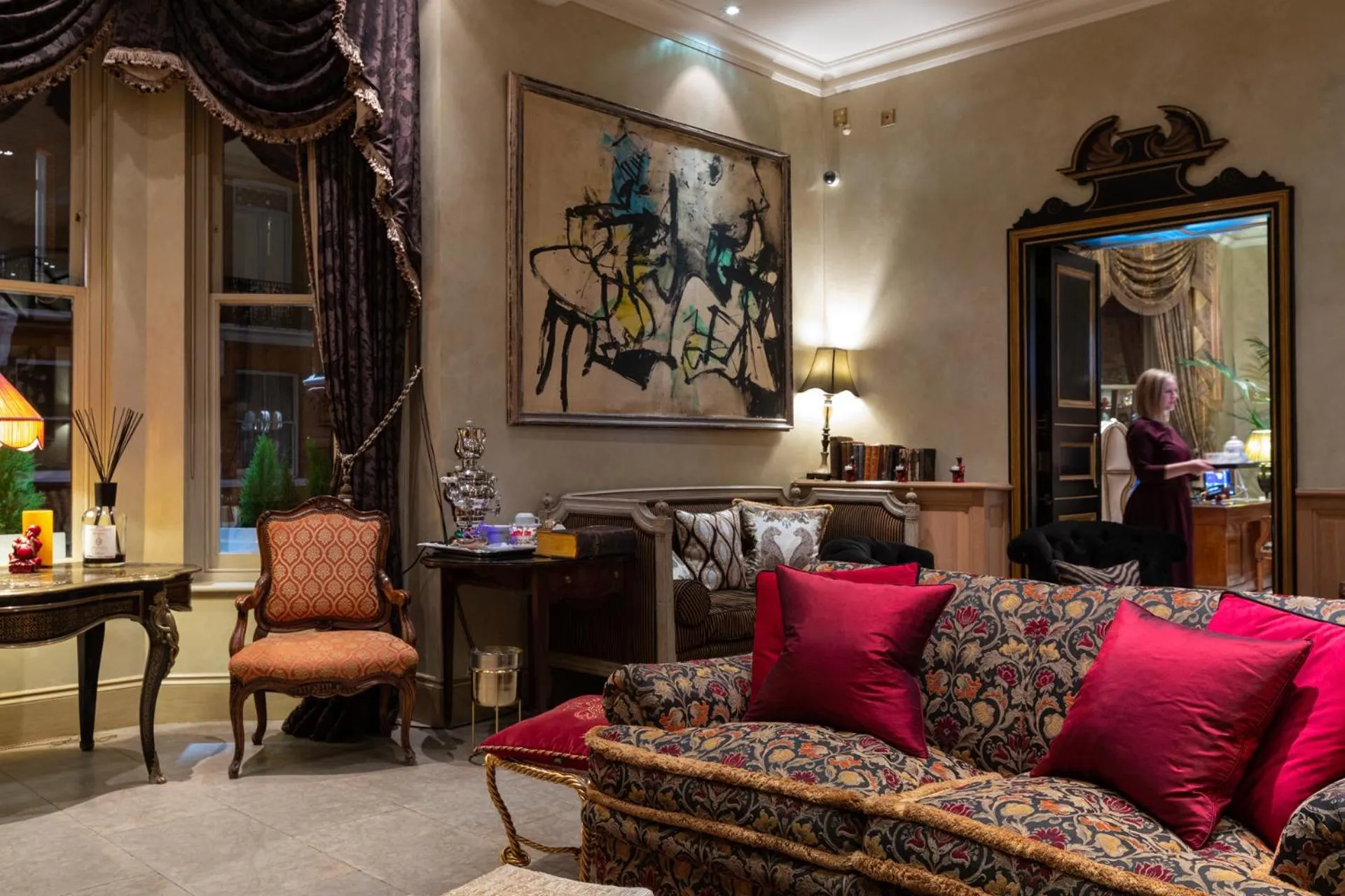 Seating area in San Domenico House