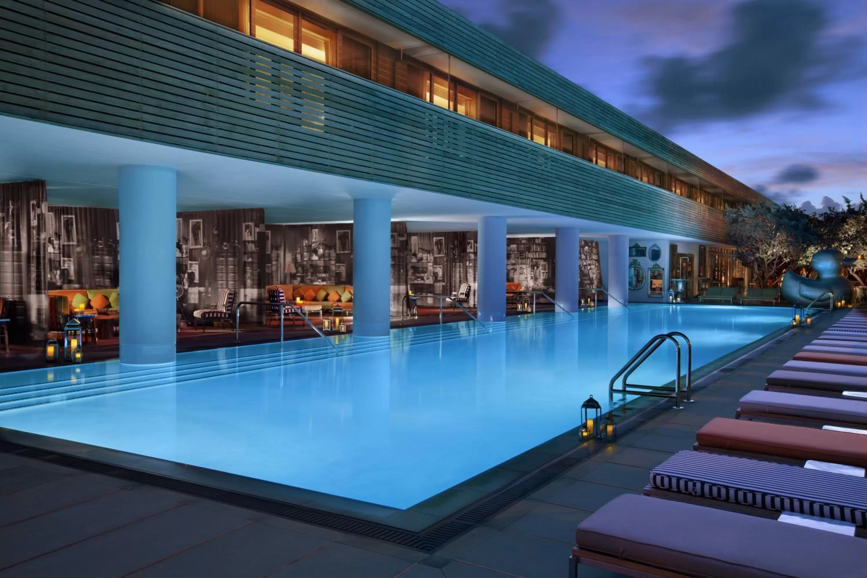 Swimming pool in SLS South Beach