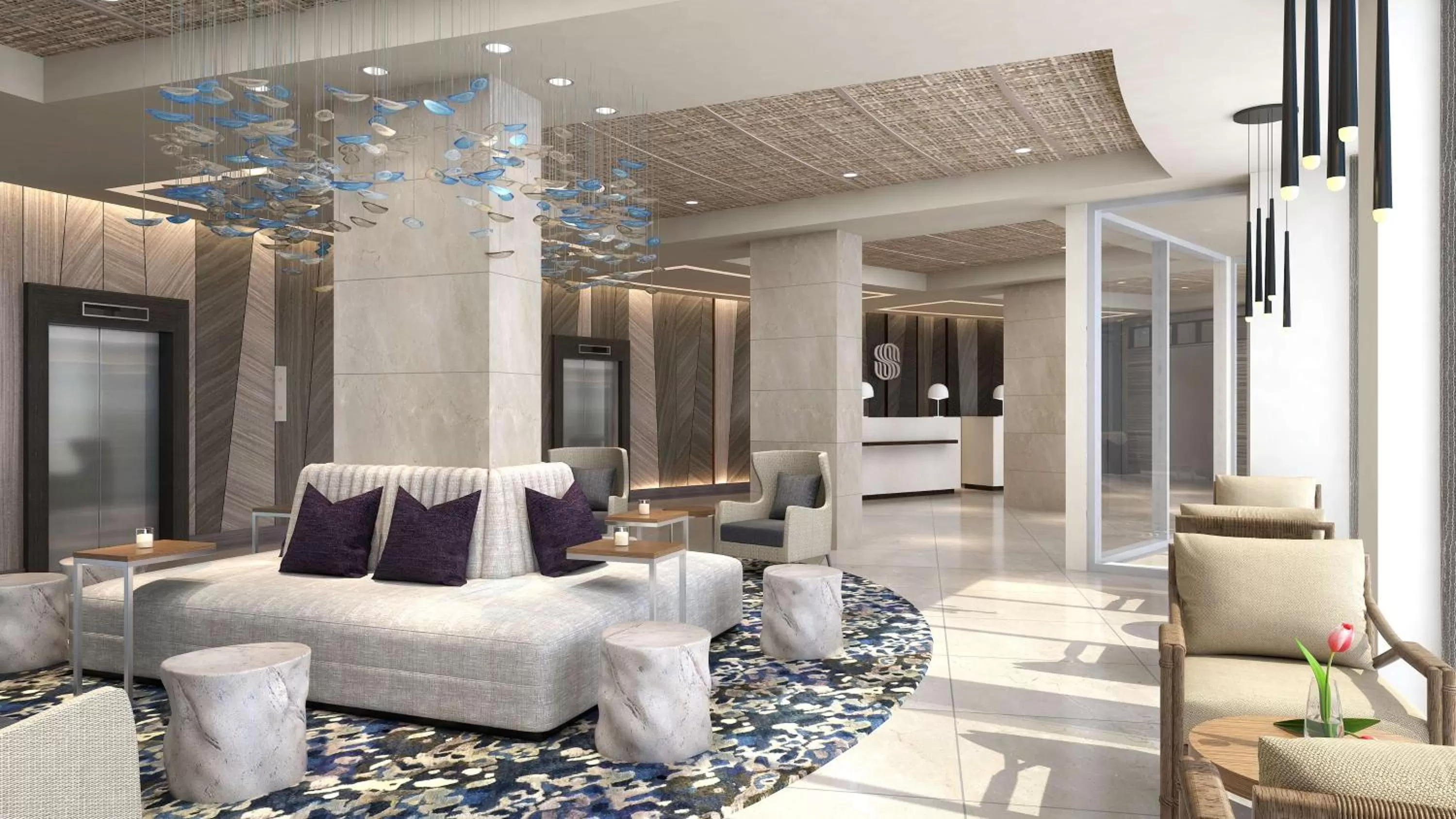 Lobby or reception in Sonesta Fort Lauderdale Beach