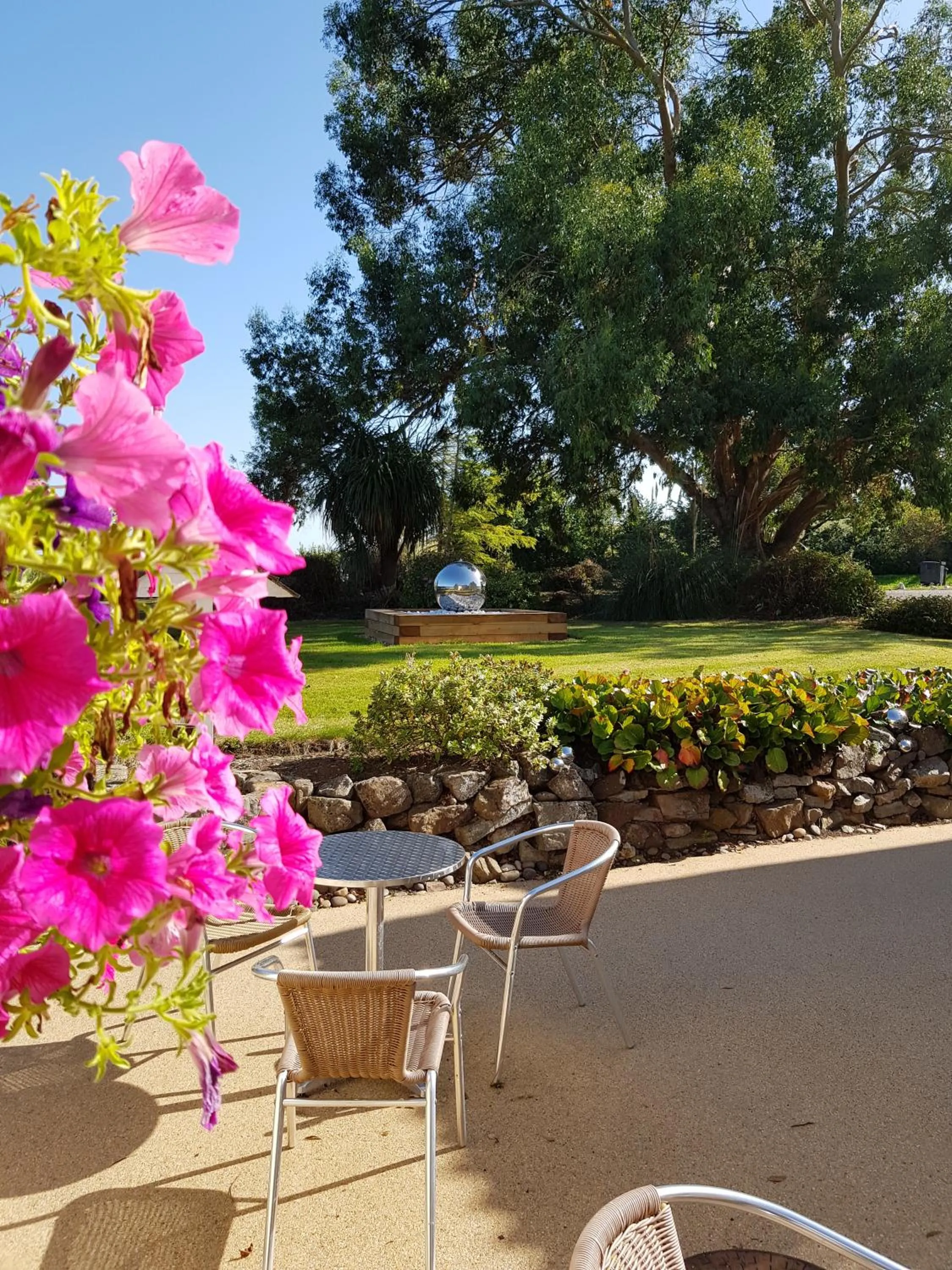 Patio in Apple Tree Hotel