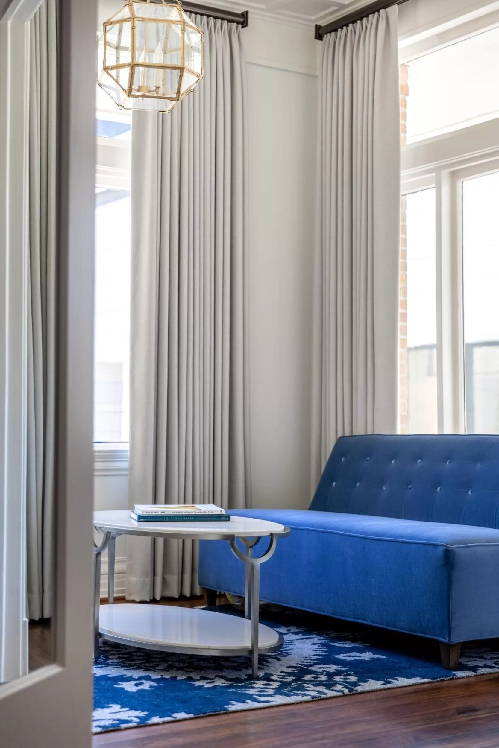 Living room in La Colombe d'Or Hotel