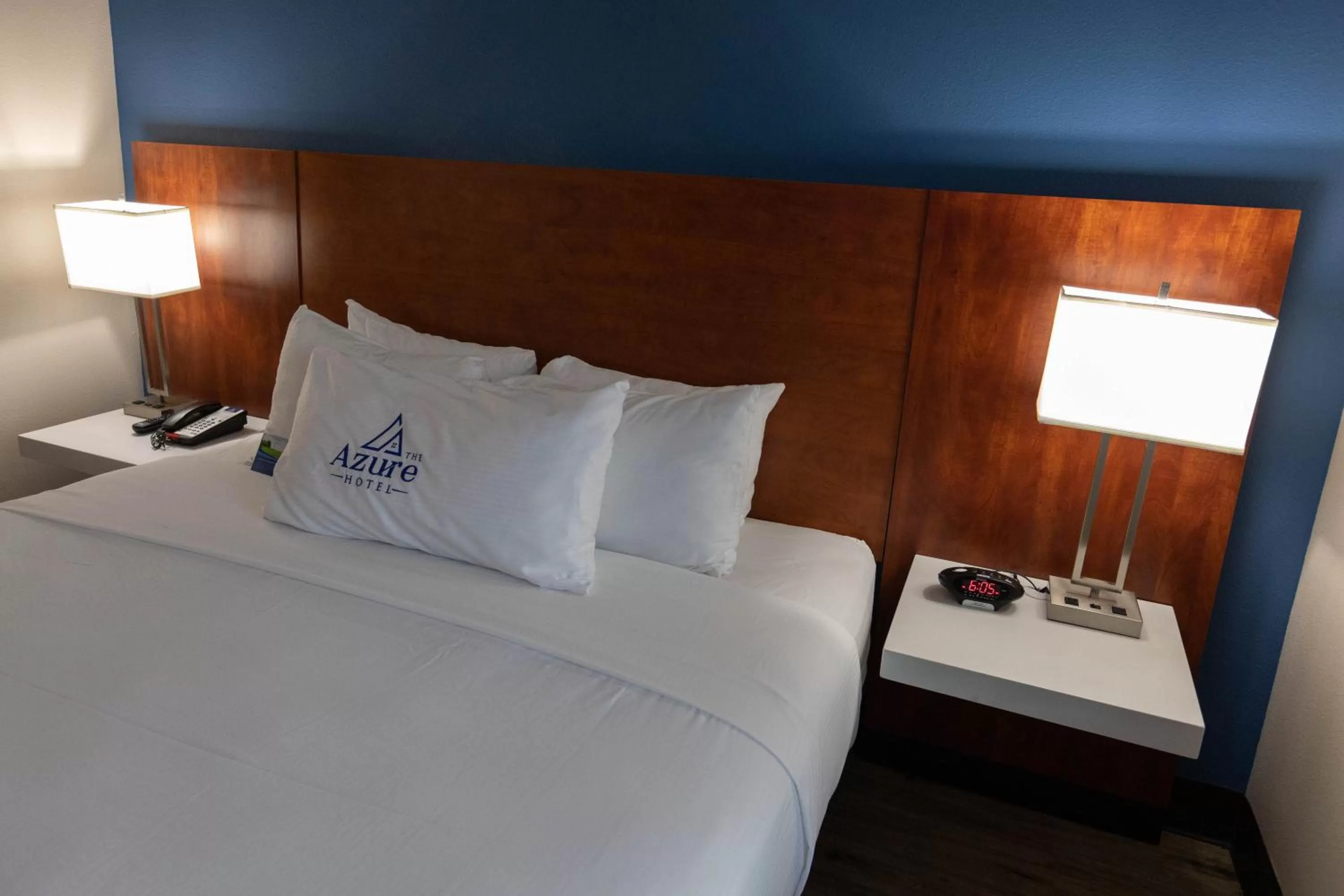 Bed in The Azure Hotel